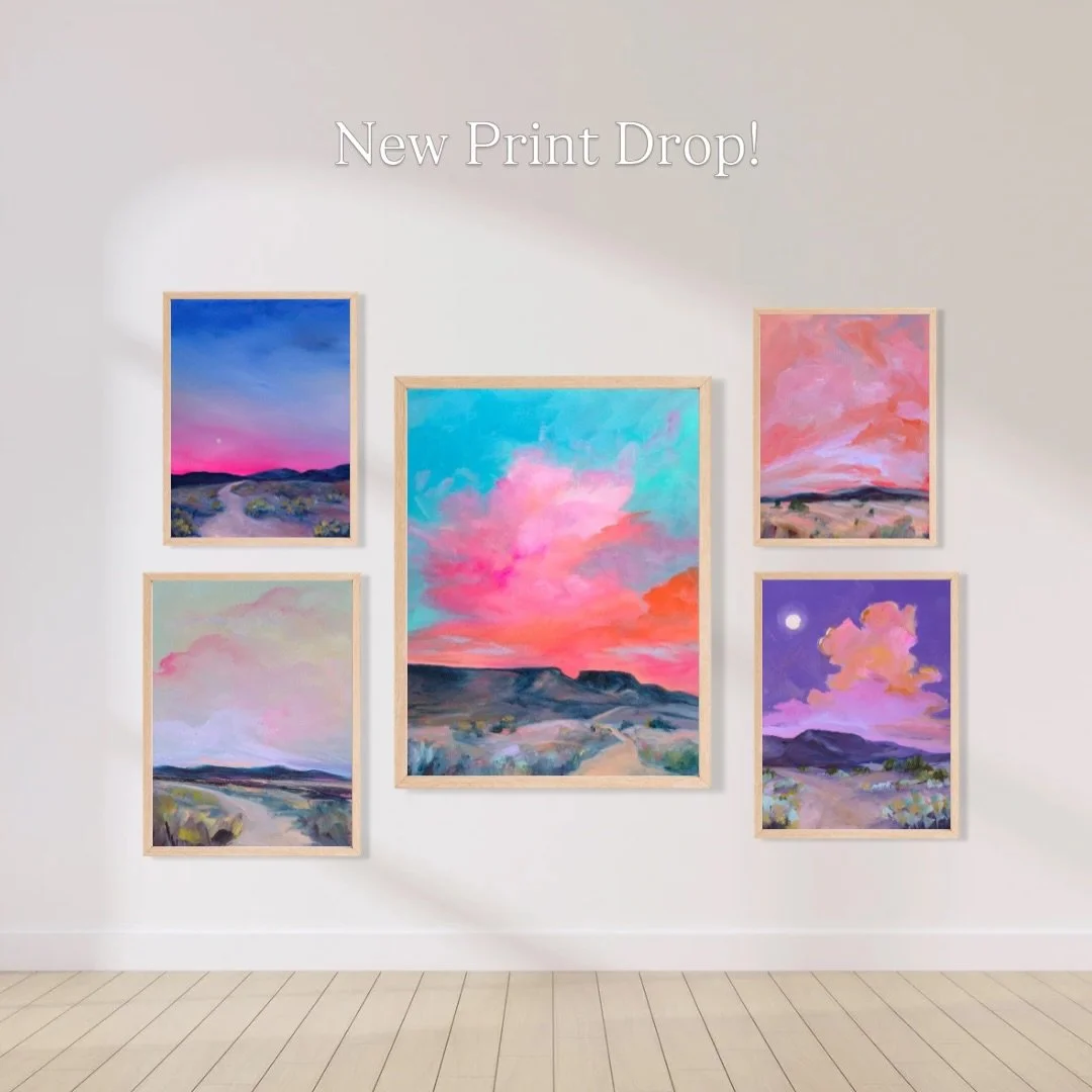 Prints from the &ldquo;Desert Whispers&rdquo; collection are now available! Tell me your favorite one in the comments 🫶🏼