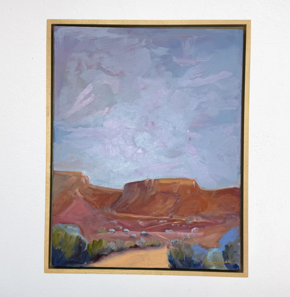 Glowing Ghost Ranch | 11x14 | Original Oil Painting