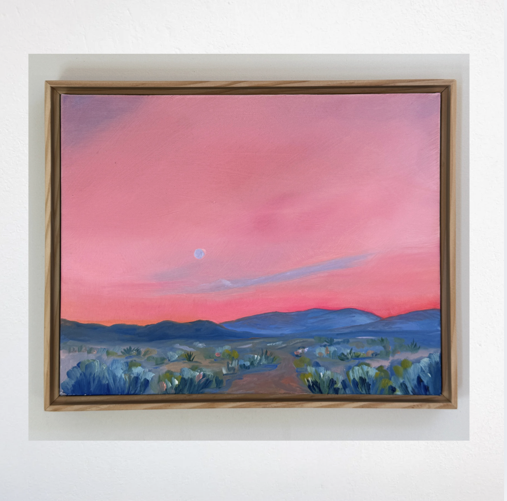 Neon Sky | 11x14 | Original Oil Painting