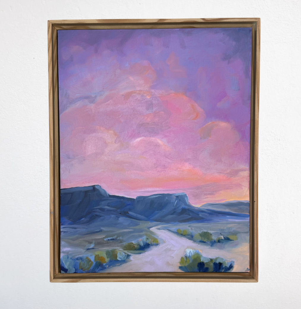 Sunset at Ghost Ranch | 11x14 | Original Oil Painting