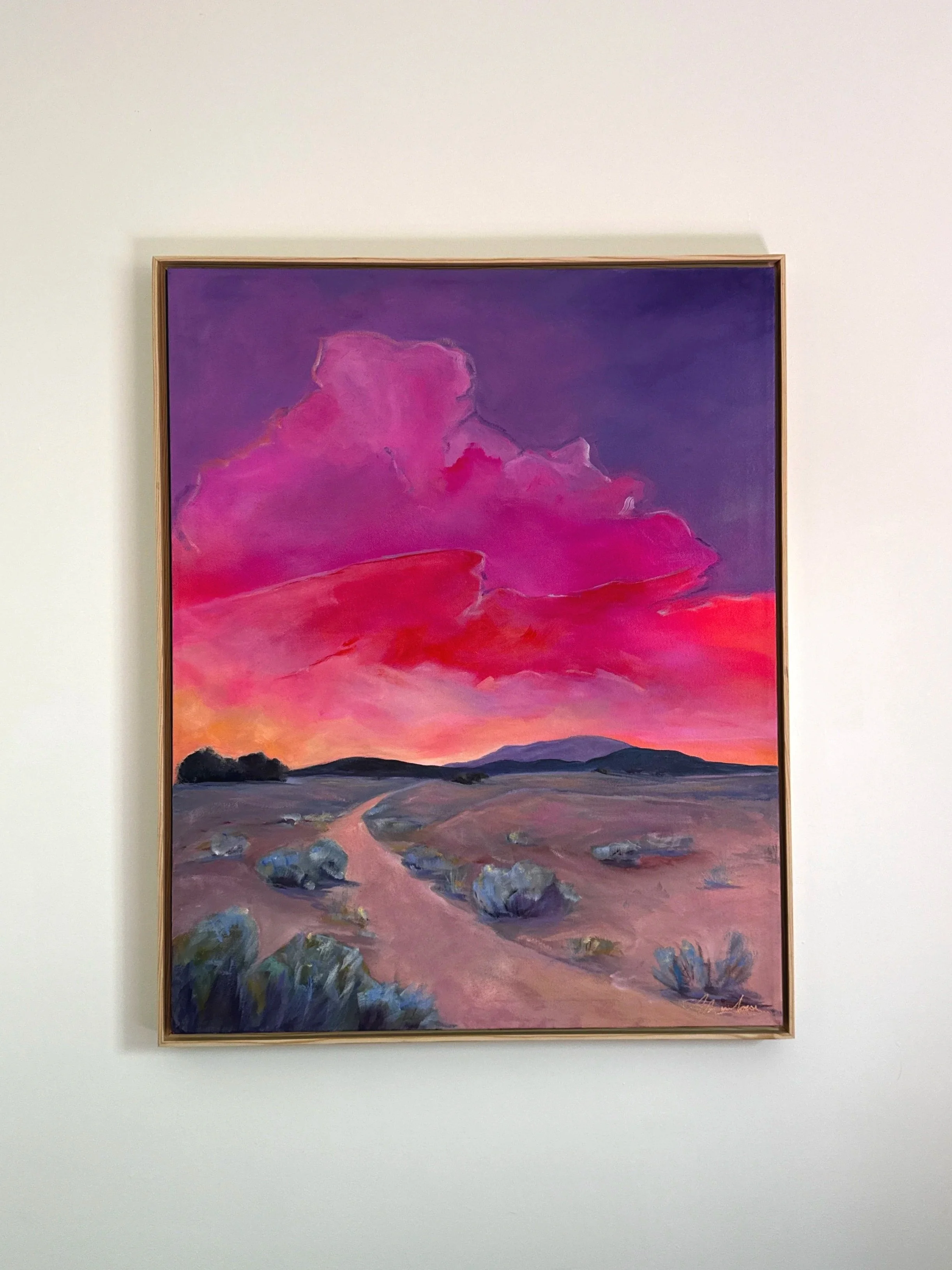 When the Sky Sings to the Sage | 24"x30" Oil on Canvas