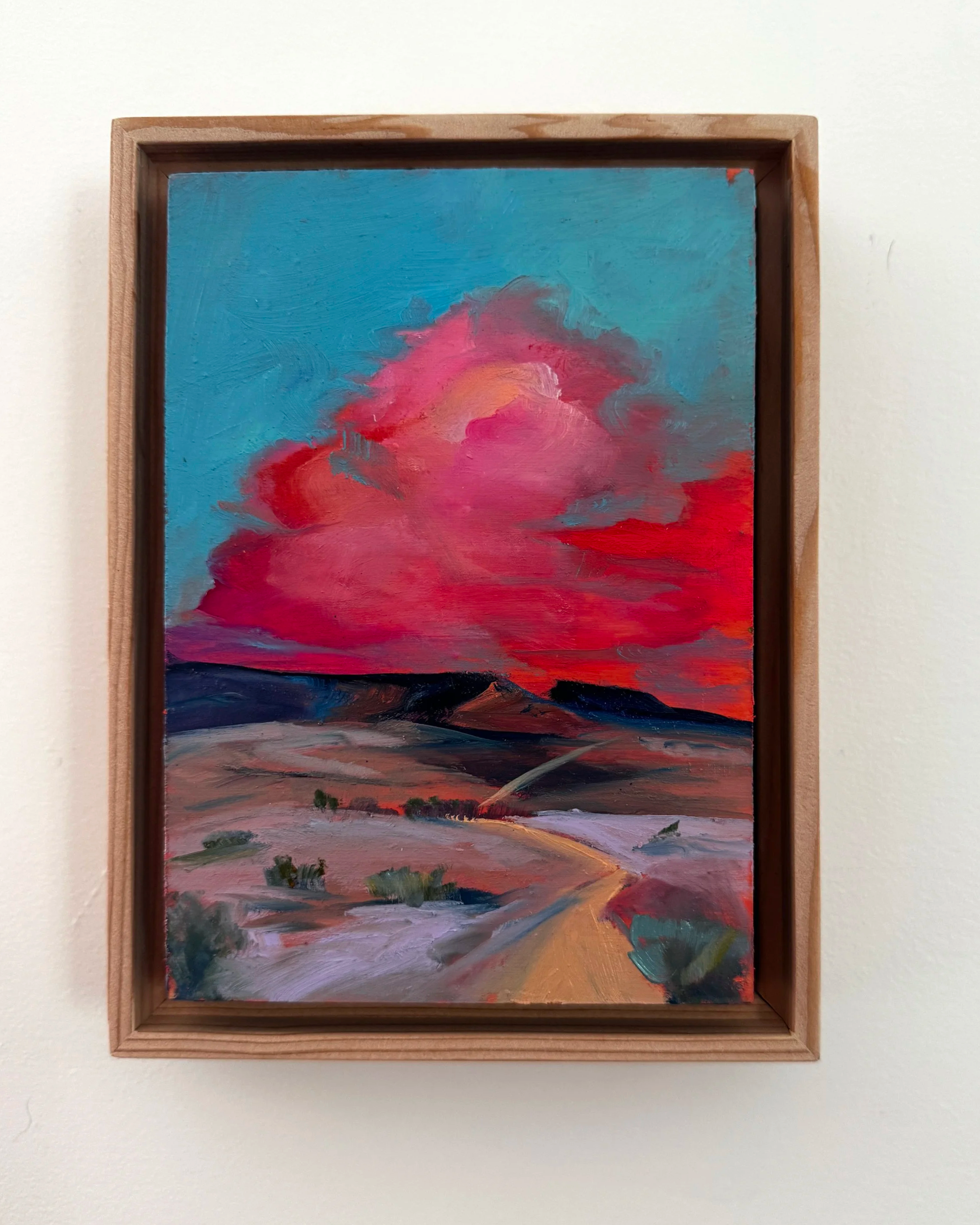 "Sky Blue Pink" | 5" x 7" Oil on Wood Panel