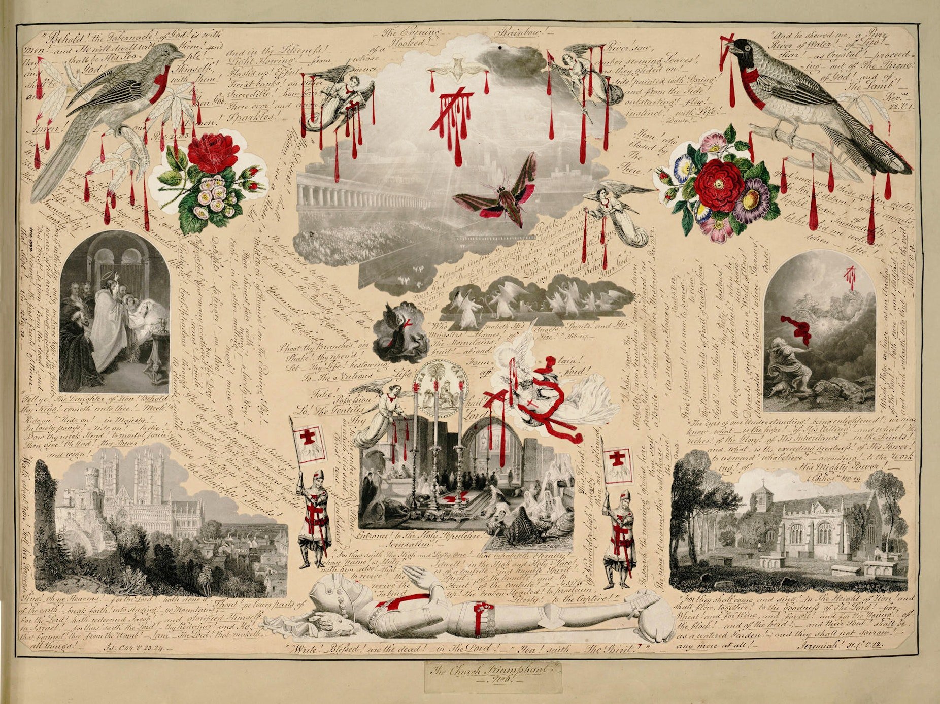 John. B. Garland Blood Collage