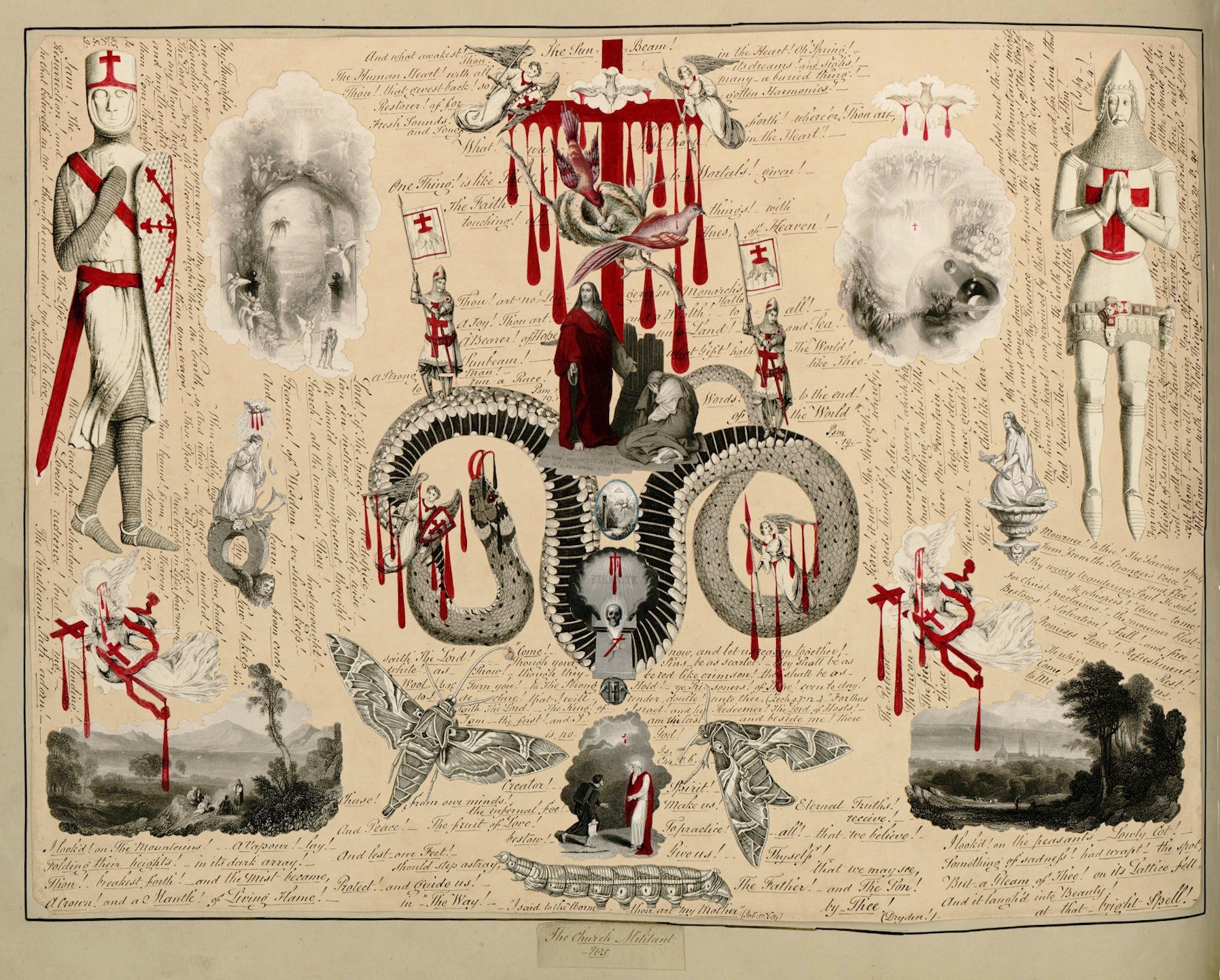 John B. Garland Blood Collage