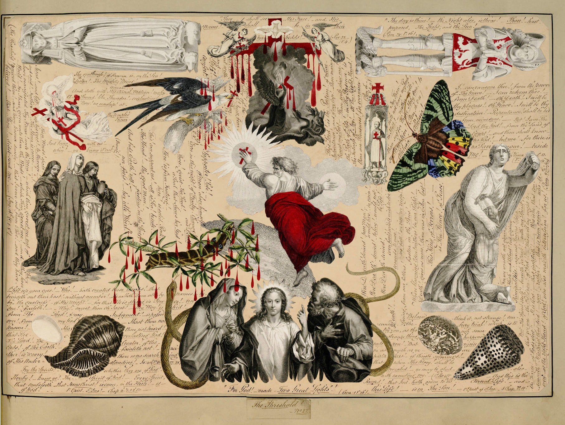 John B. Garland Blood Collage