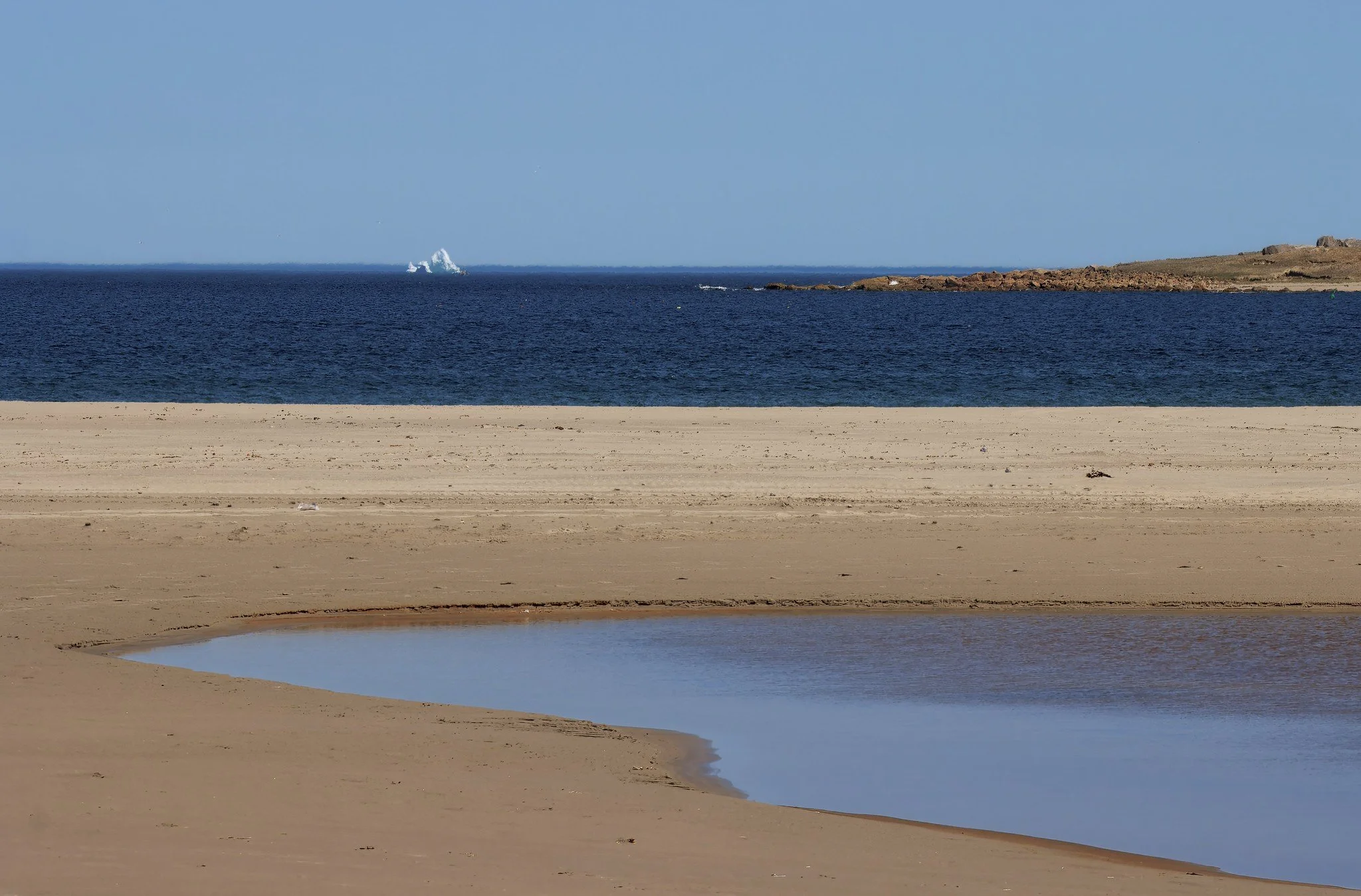 Lumsden Beach and Iceberg