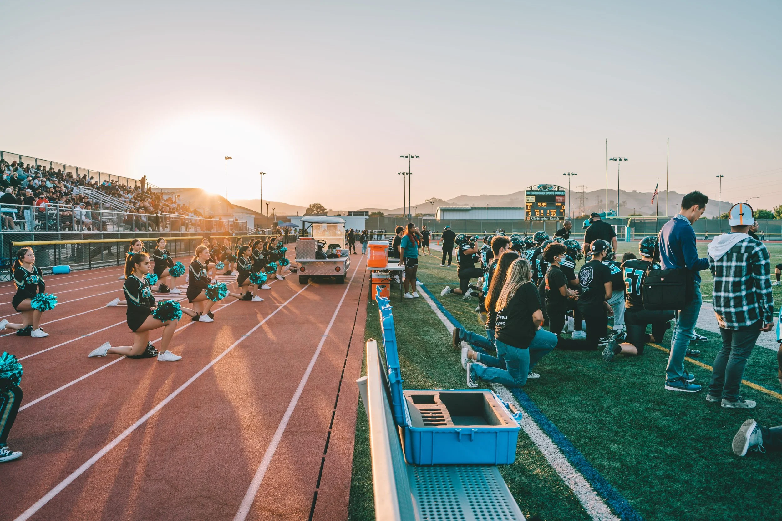 CHS Varsity Cheer & Varsity Football