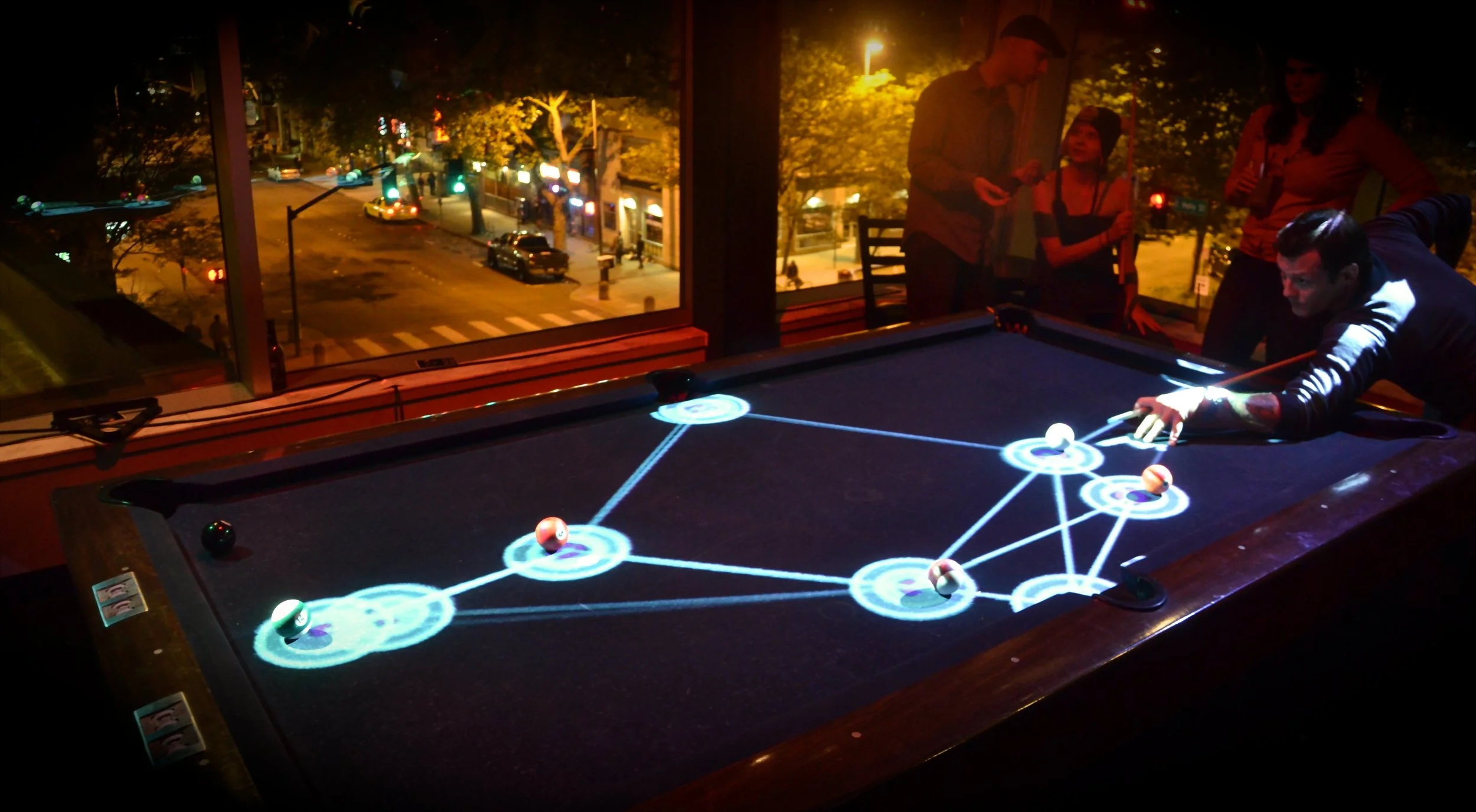 TABULA RASA INTERACTIVE POOL TABLE PROJECTION MAPPING SYSTEM