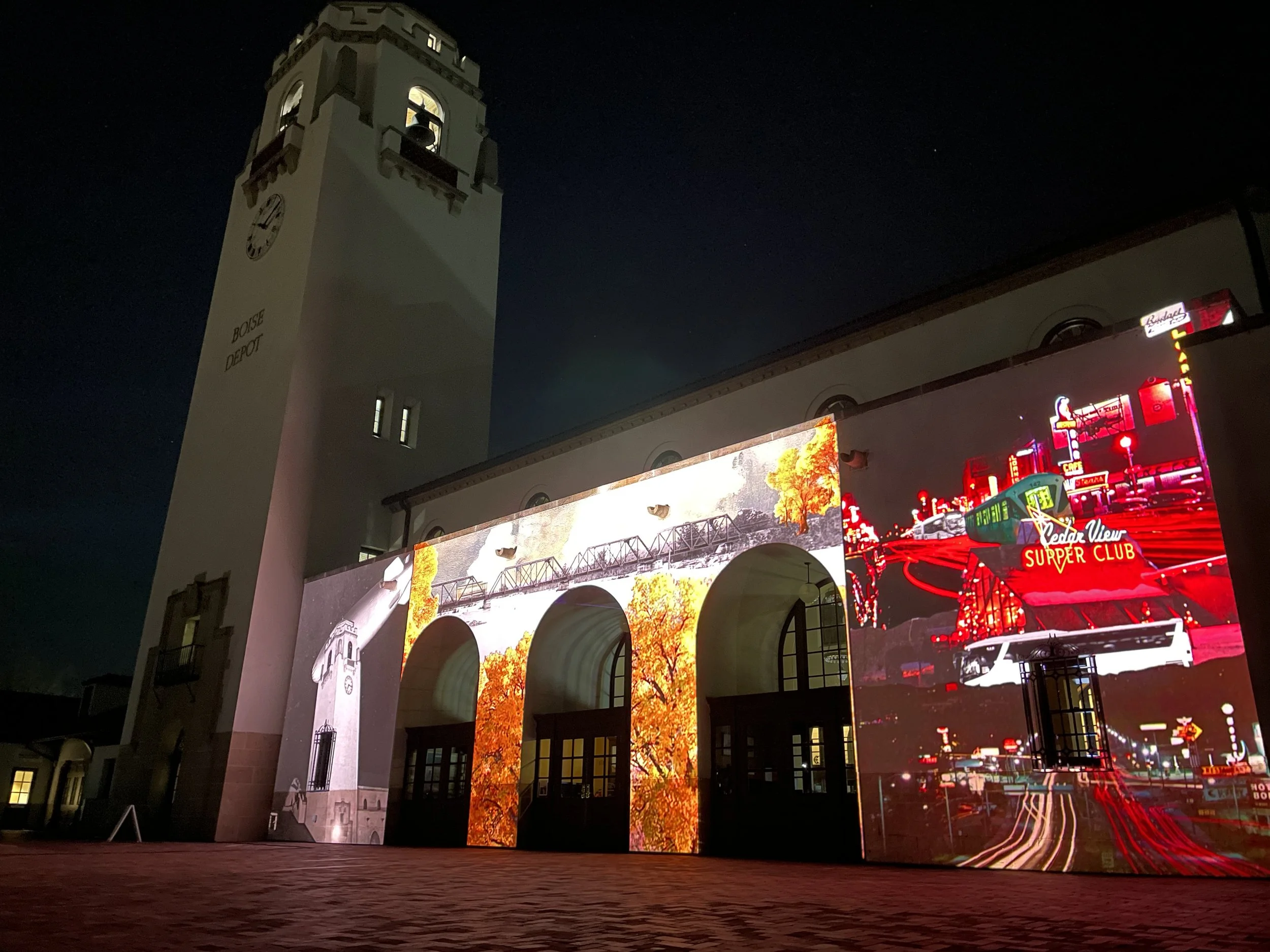 Lumenarius 3D Projection Mapping System - Boise 100th Anniversary Projection Mapping - Gallery 7.JPG