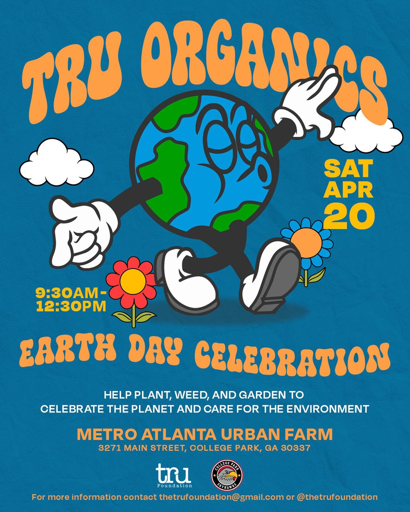 College Park Celebrating Earth Day at the Metro Atlanta Urban Farm

TRU Foundation has reached out to our Team for volunteer assistance. Please complete registration link below if you&rsquo;re available to assist or stop by to show your support.

Hel