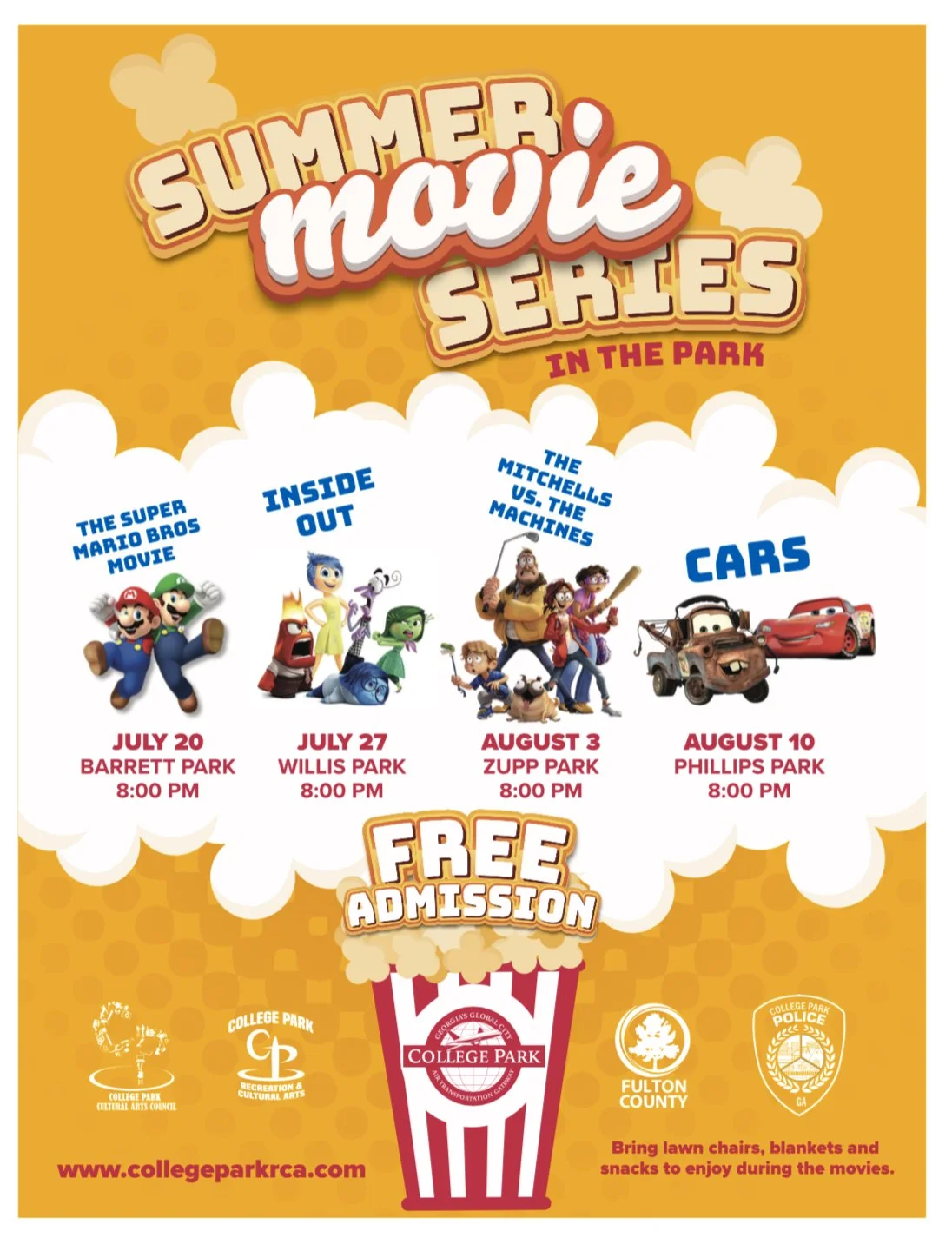 Summer Movie Series In The Park
