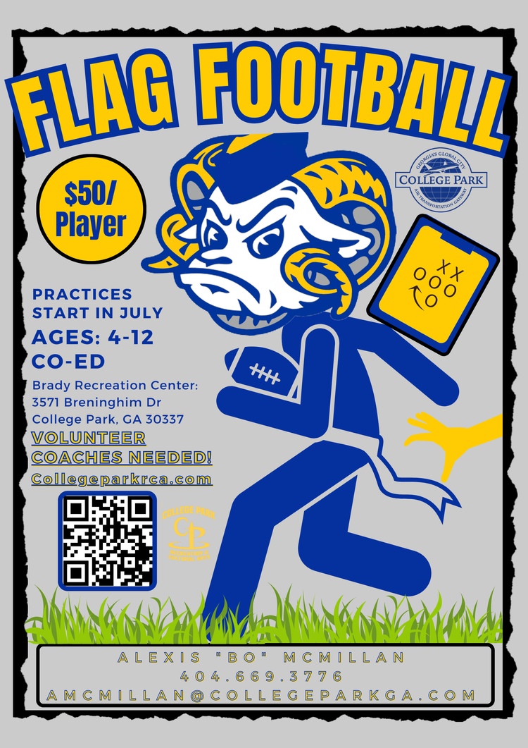Tackle and Flag Football — College Park Recreation and Cultural Arts