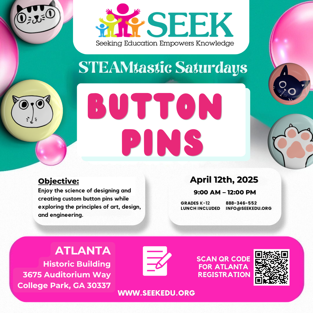 STEAMtastic Saturday: Button Pins — College Park Recreation and ...