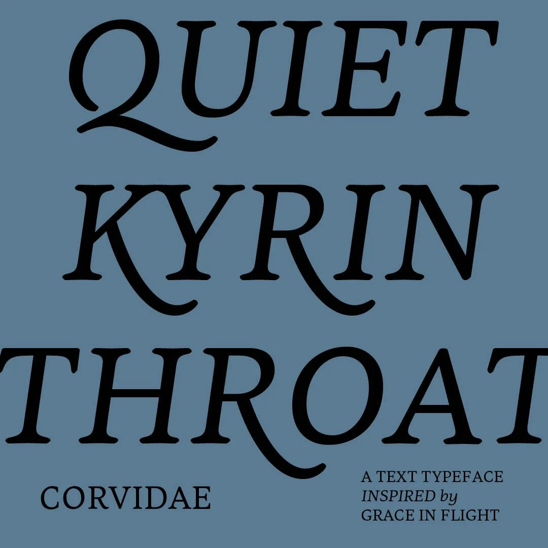 Corvidae Typeface