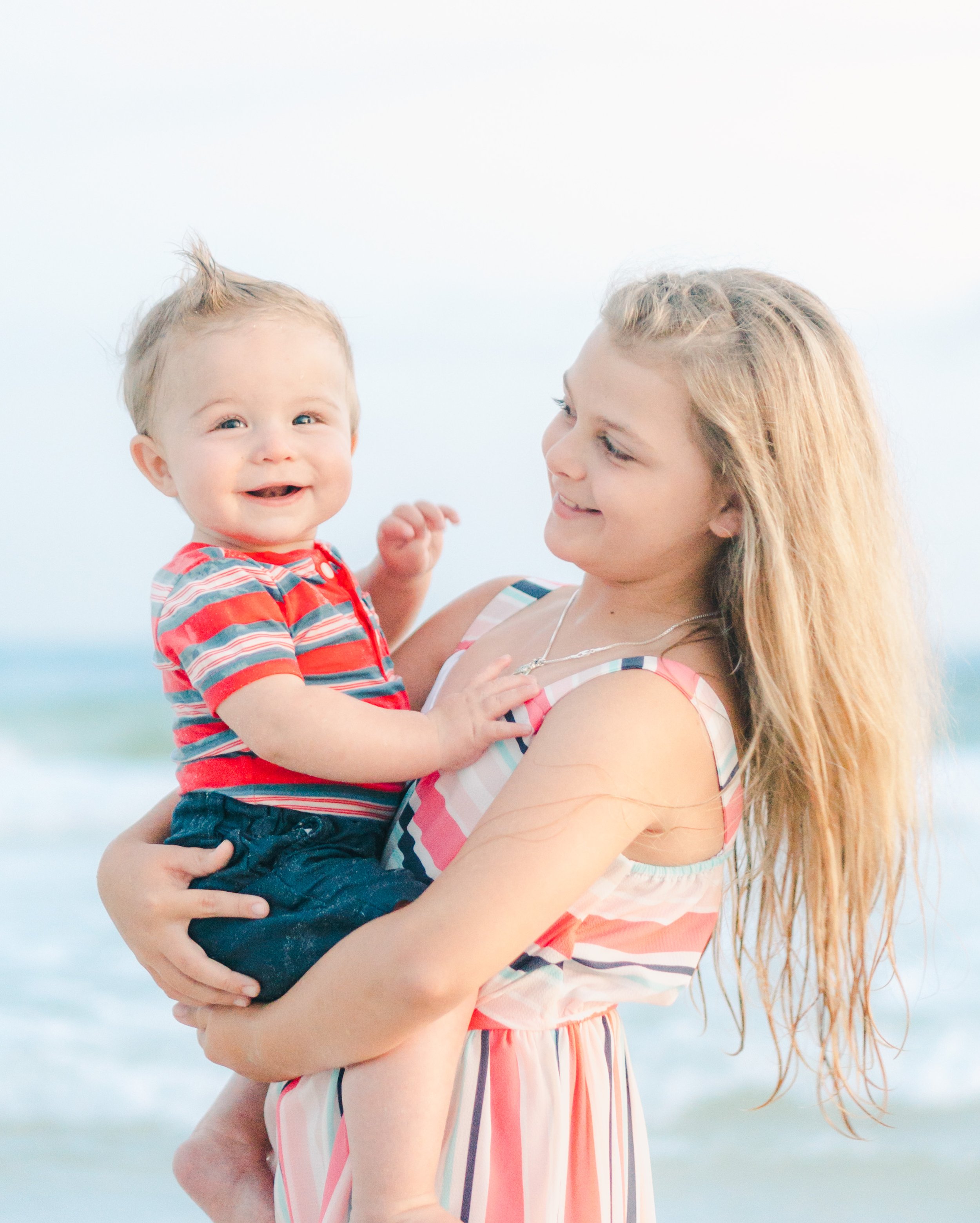 Siblings Photo on the Beach In Destin Florida Taken By a Professional Photographer
