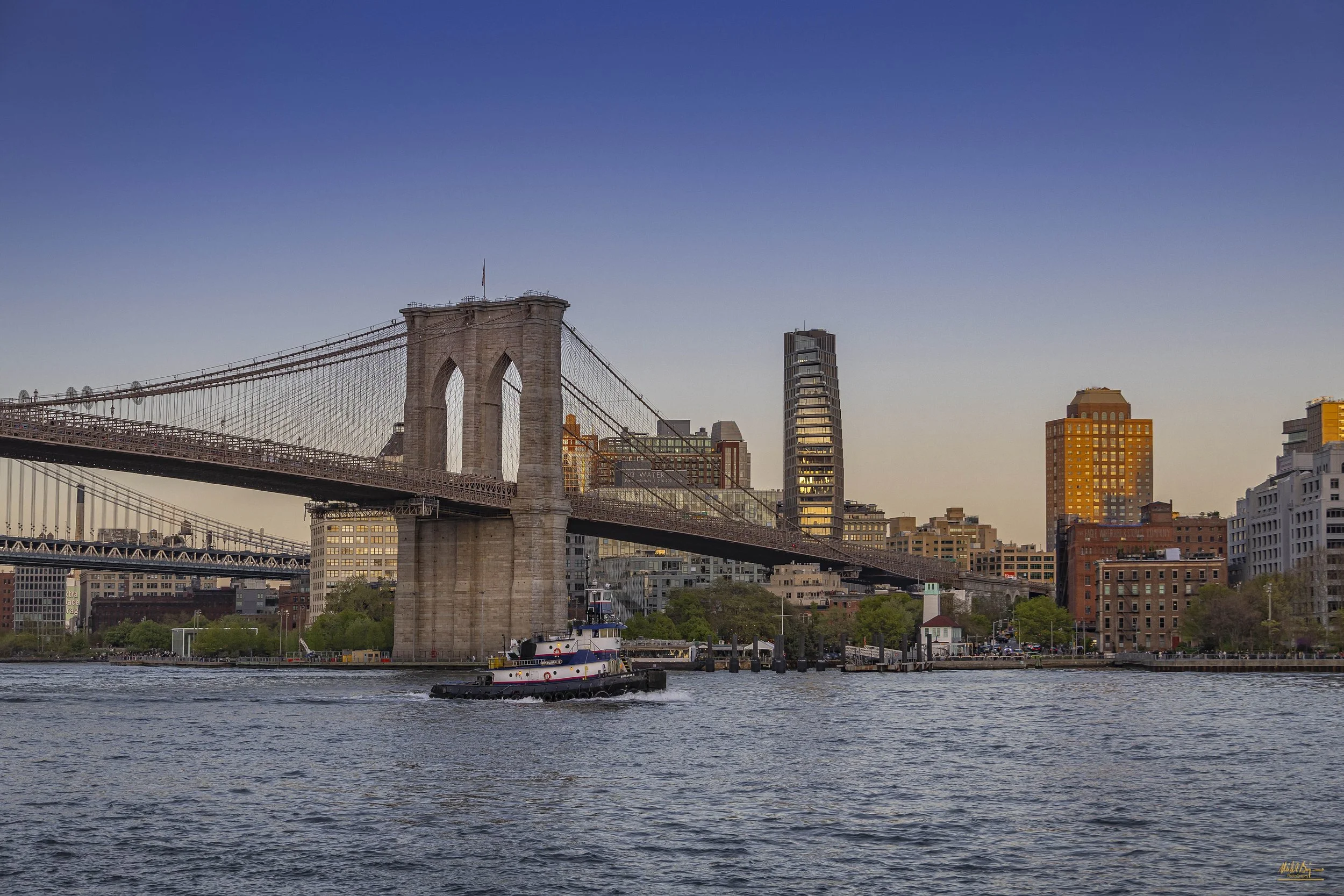 Brooklyn Bridge and the Tug Boat.jpg