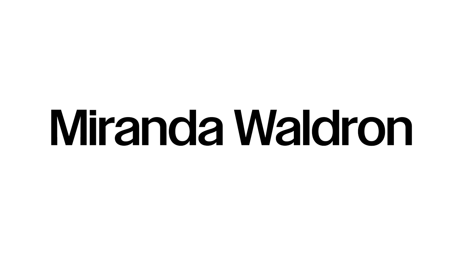 Miranda Waldron