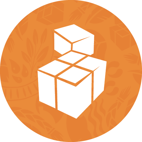 icon of containers or boxes