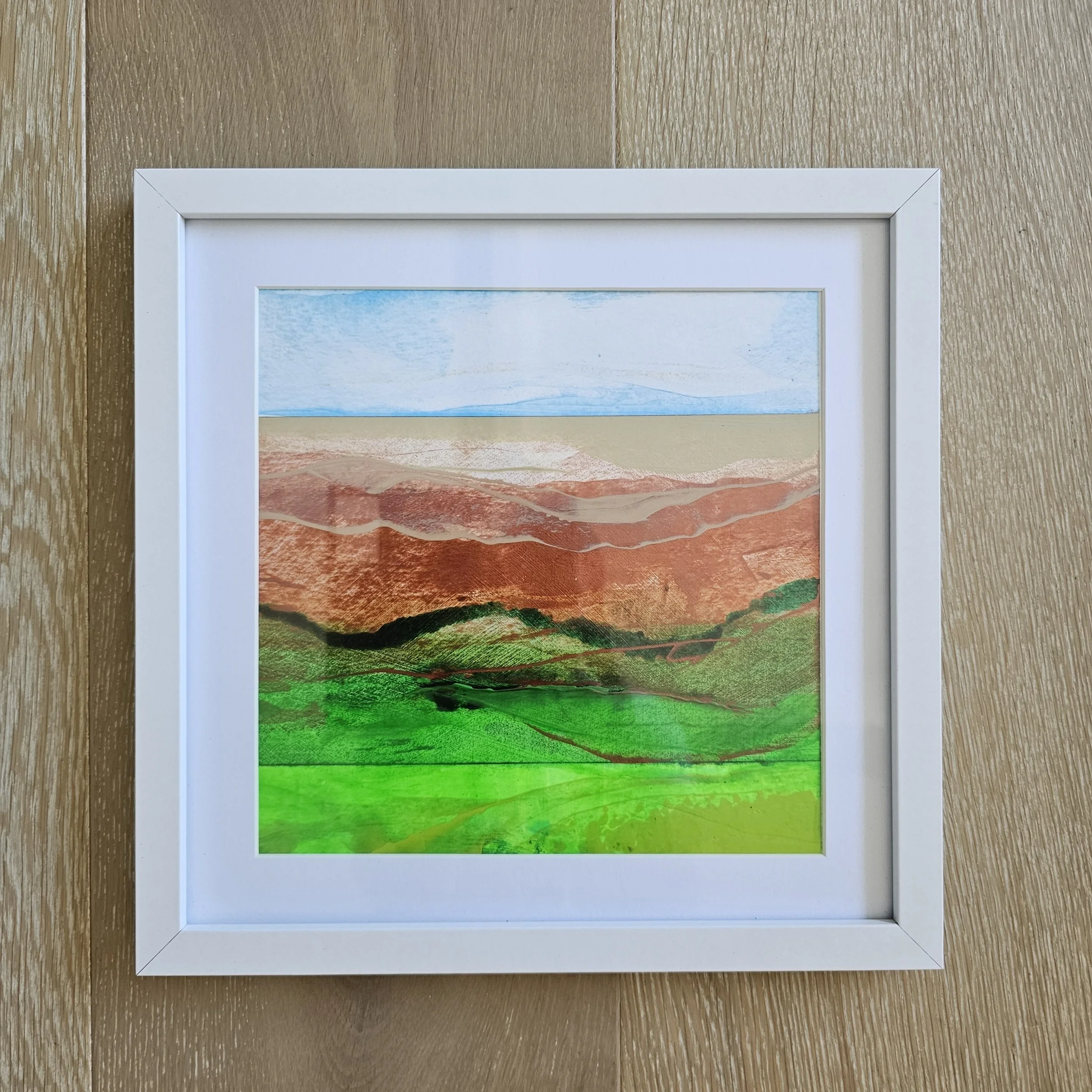 Framed abstract art - Land of Plenty