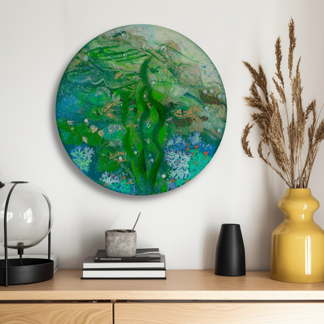Bubbling beneath - Resin art