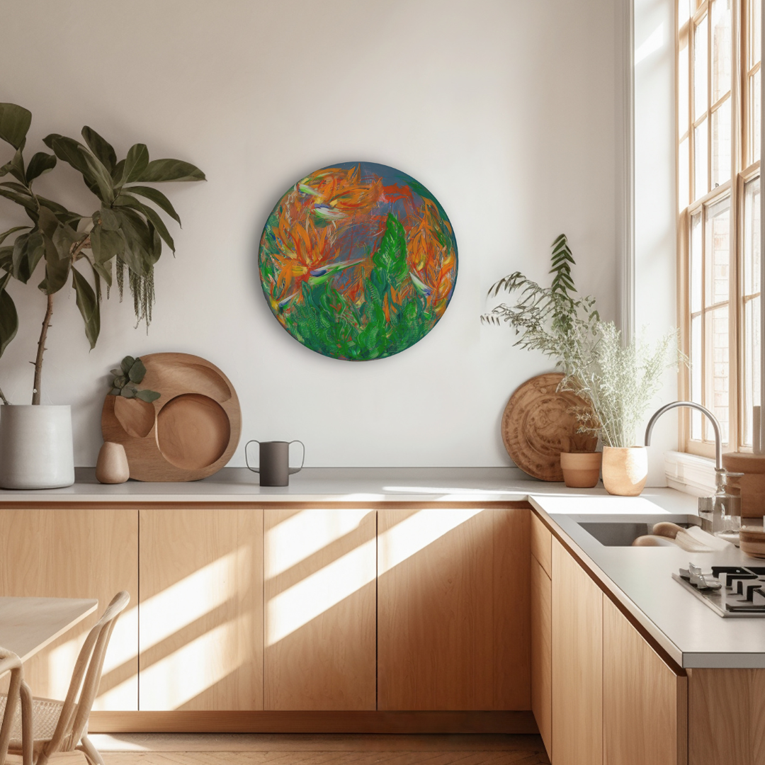 Birds of Paradise - Resin art