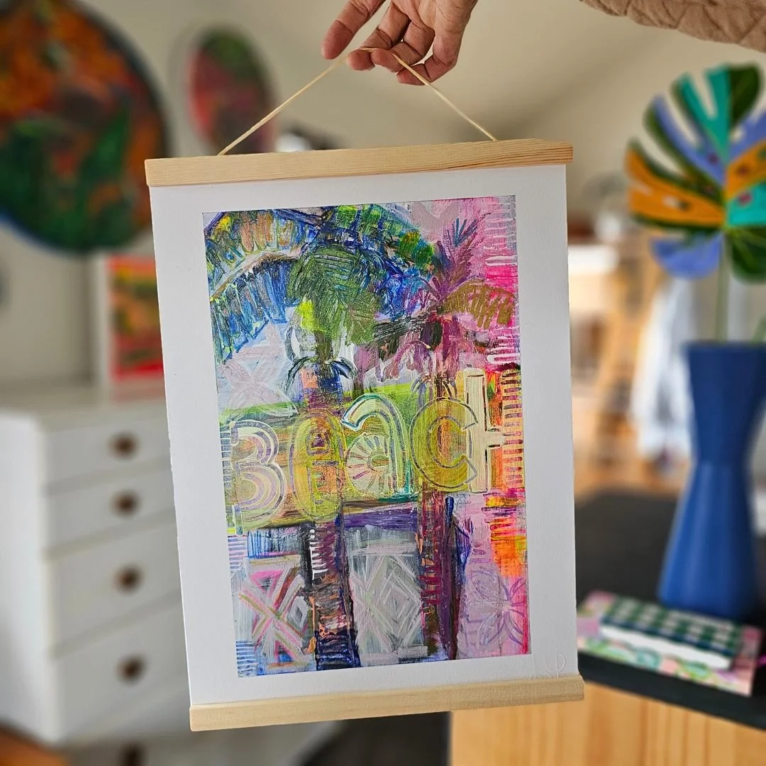 Beach Club - A3 Paper Original