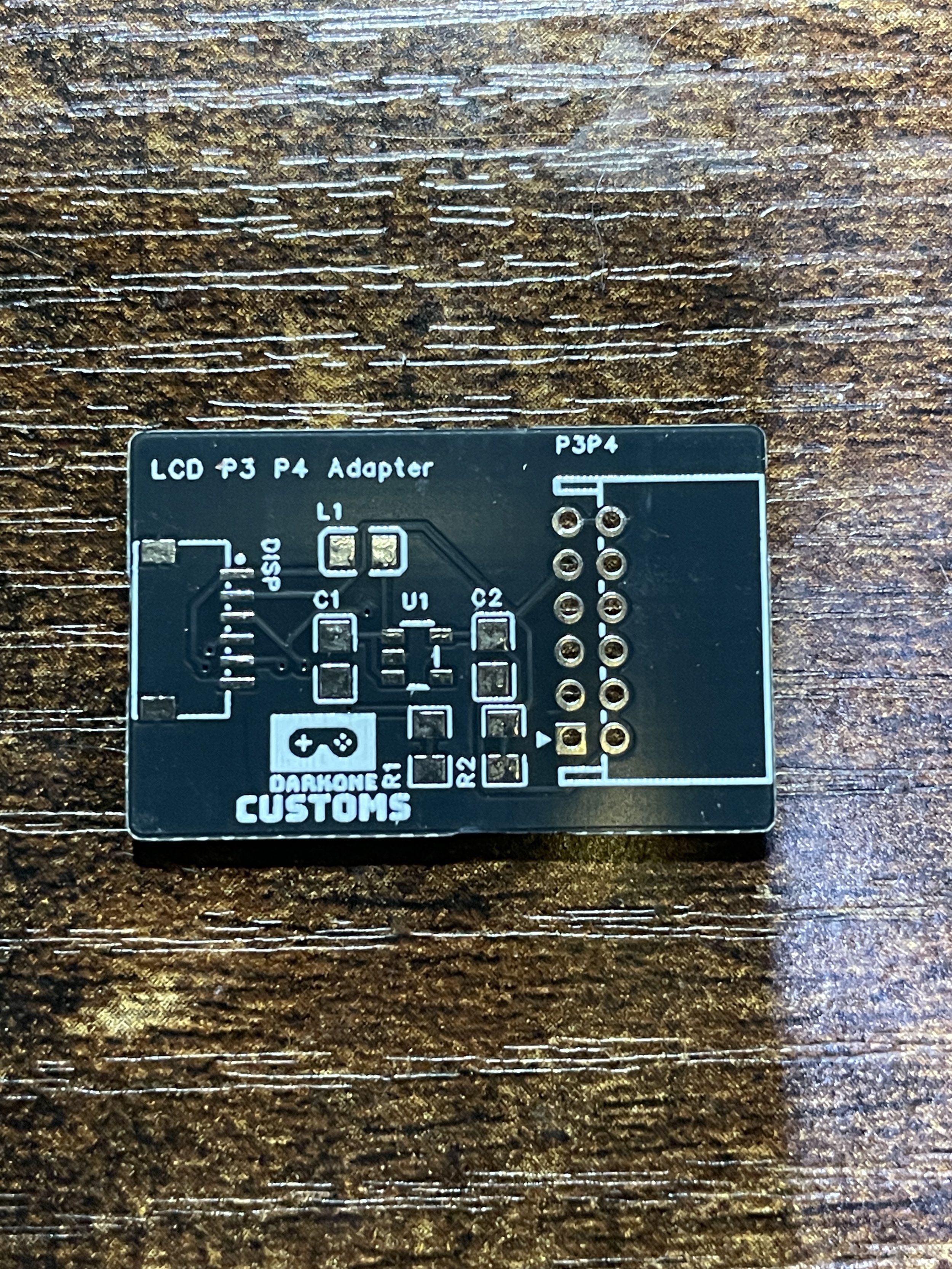 LCD P3 P4 Add-on: PCB
