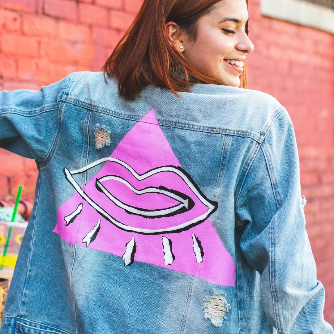 Denim Jacket Upcycle and Bling