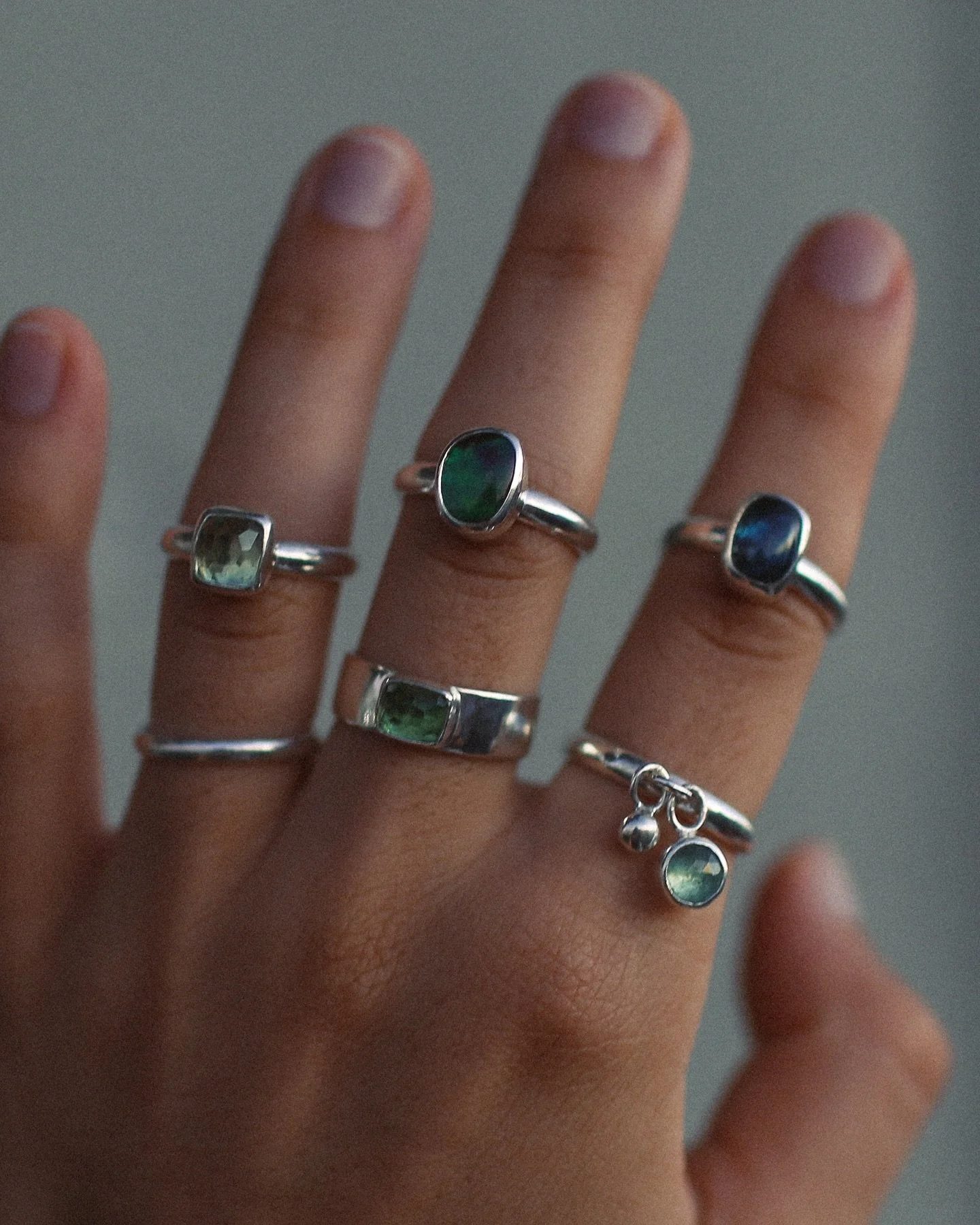 Candy for your handsss 🍬✨

.
.
.

#solmayjewelry #sterlingsilverrings #ringcollector #handmadejewelry #smallbusinesslove