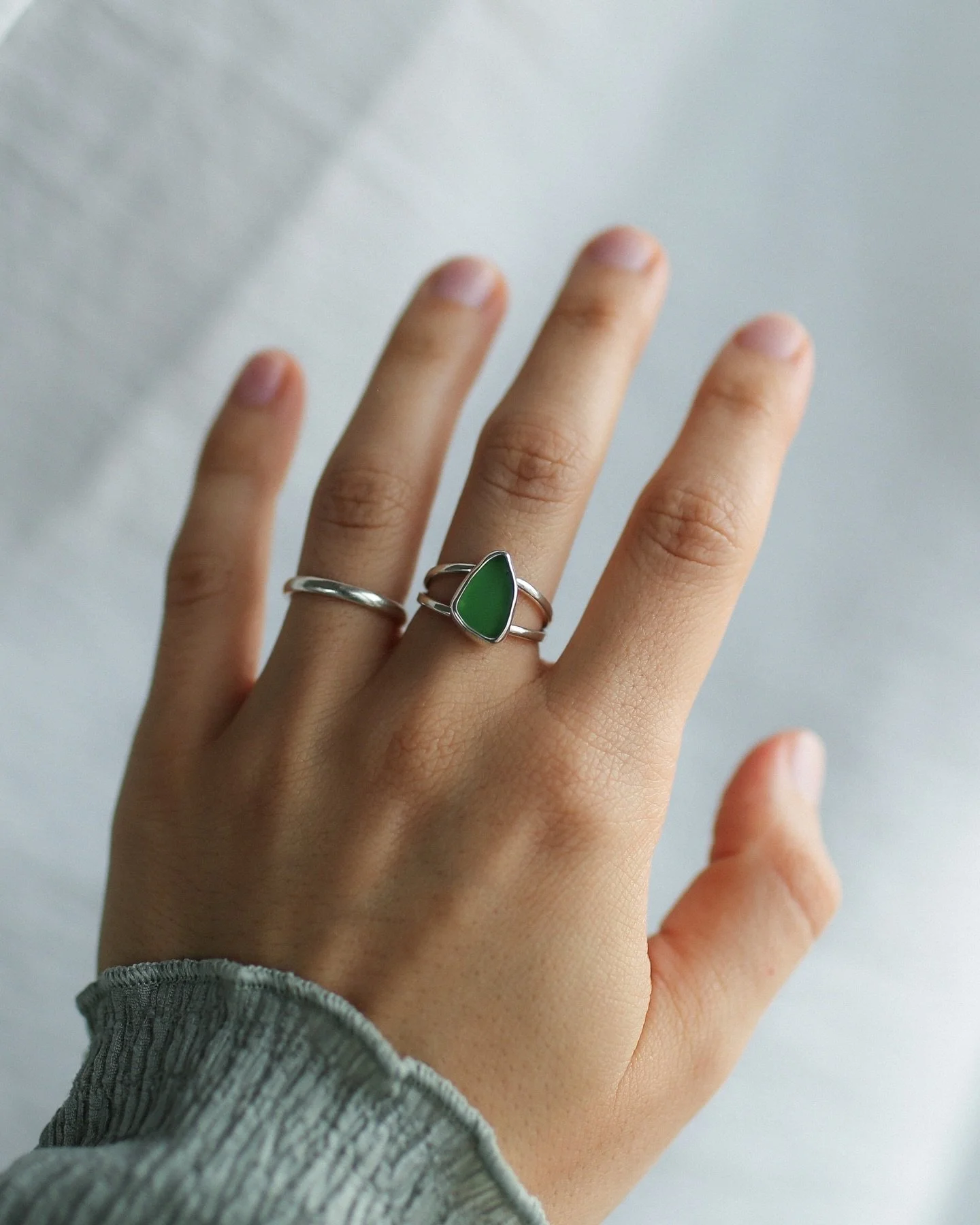 All rings from the seaglass collection have found their home 🥹🫶🏼 thank you so much ~ ~ new jewels coming soon!! ✨
