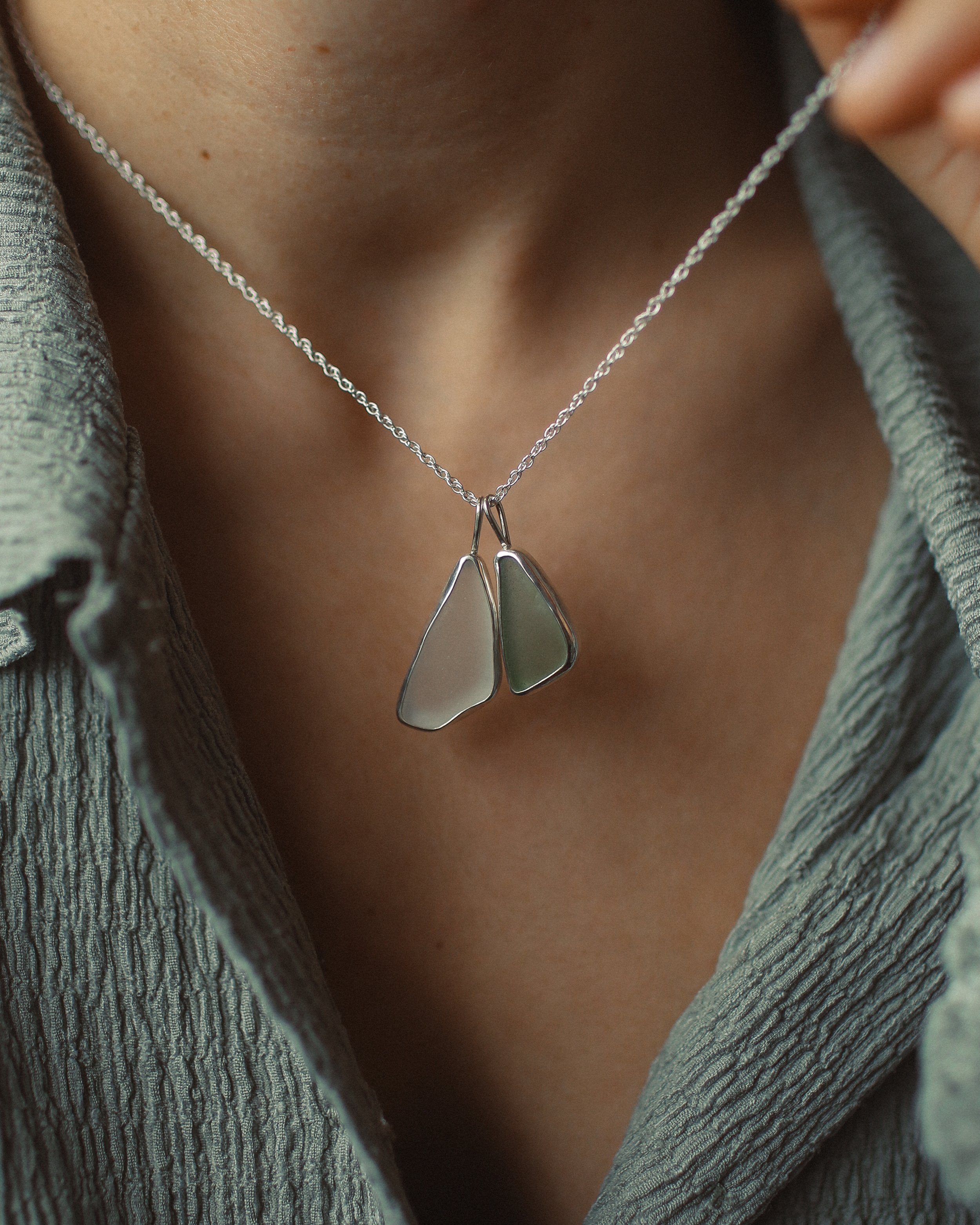Seaglass Pendants