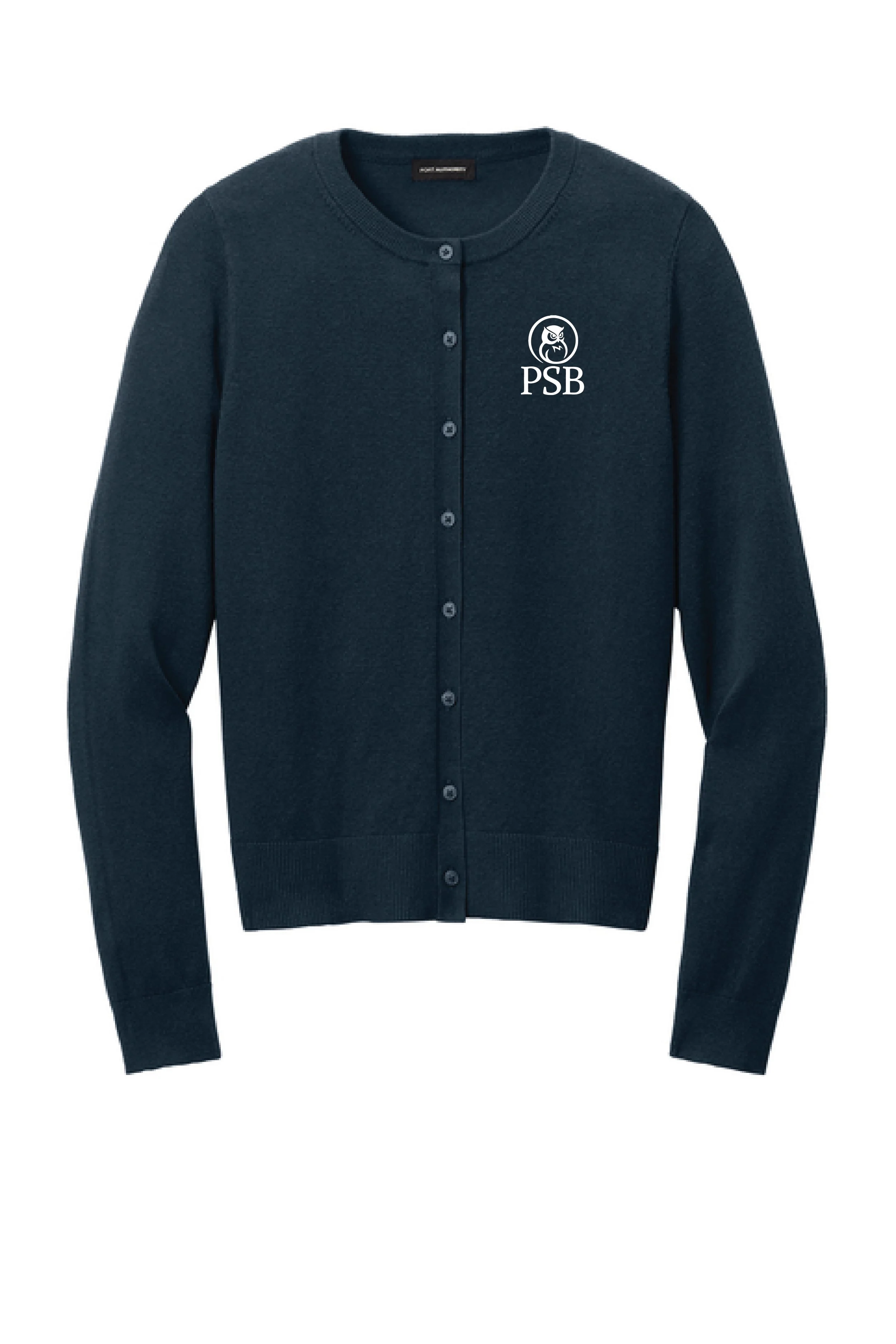 Port Authority Women’s Easy Care Crewneck Cardigan Sweater