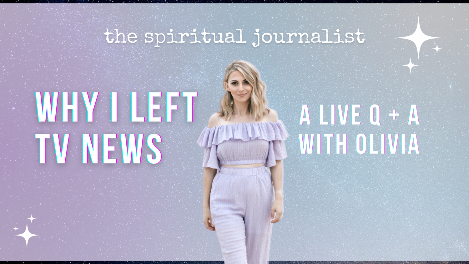 Why I left TV News ✨