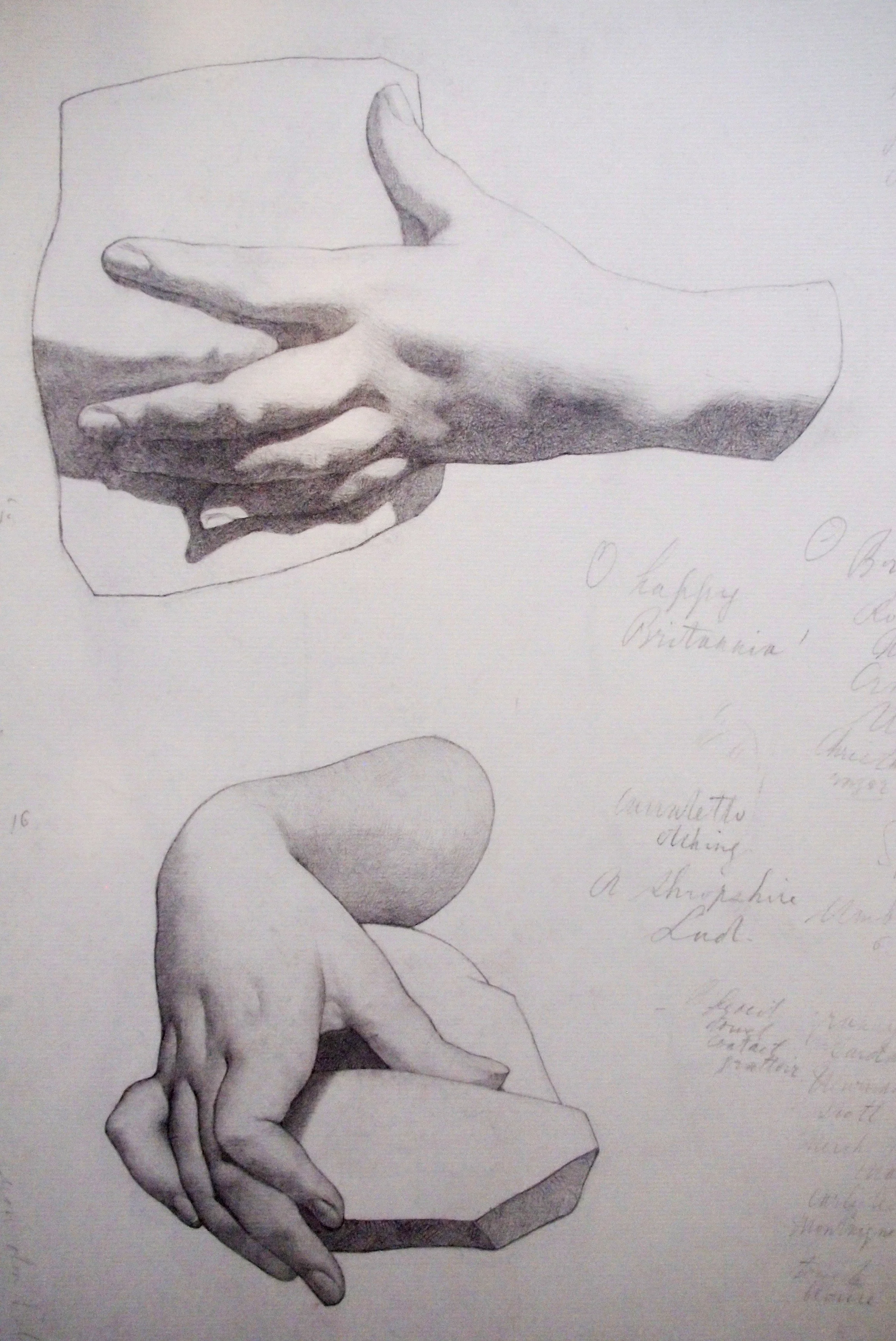 Hand Studies (after Bargue)