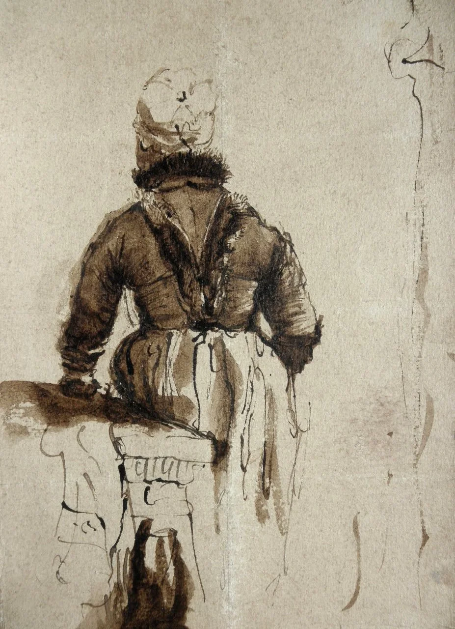 Study of a Washerwoman (after Rembrandt)