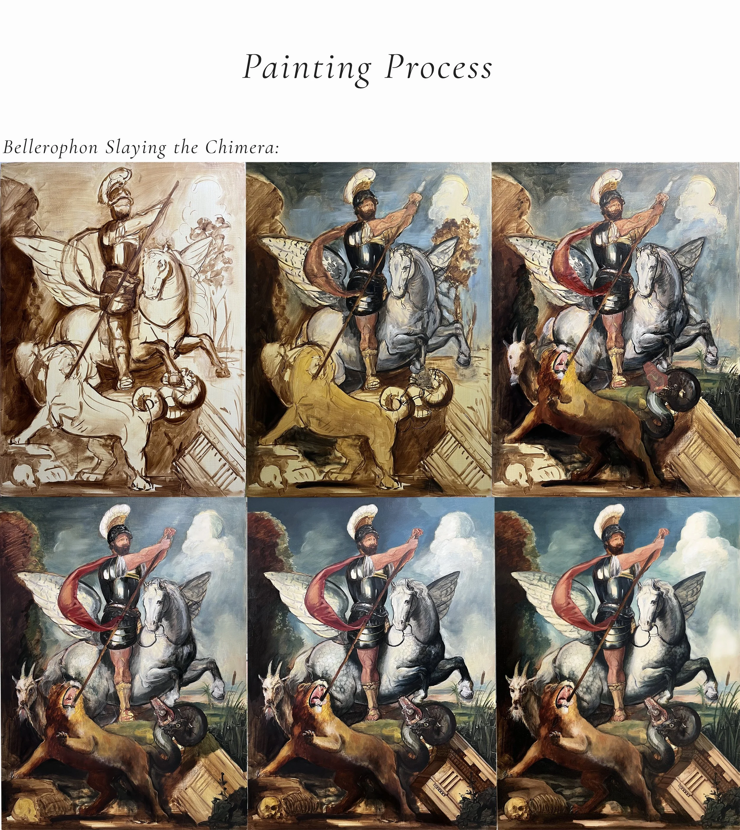Bellerophon Slaying the Chimera PROGRESS.jpg