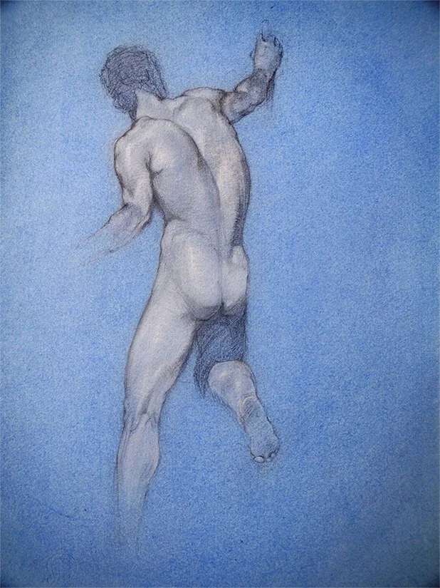 Study of a Nude Male (after Turner)