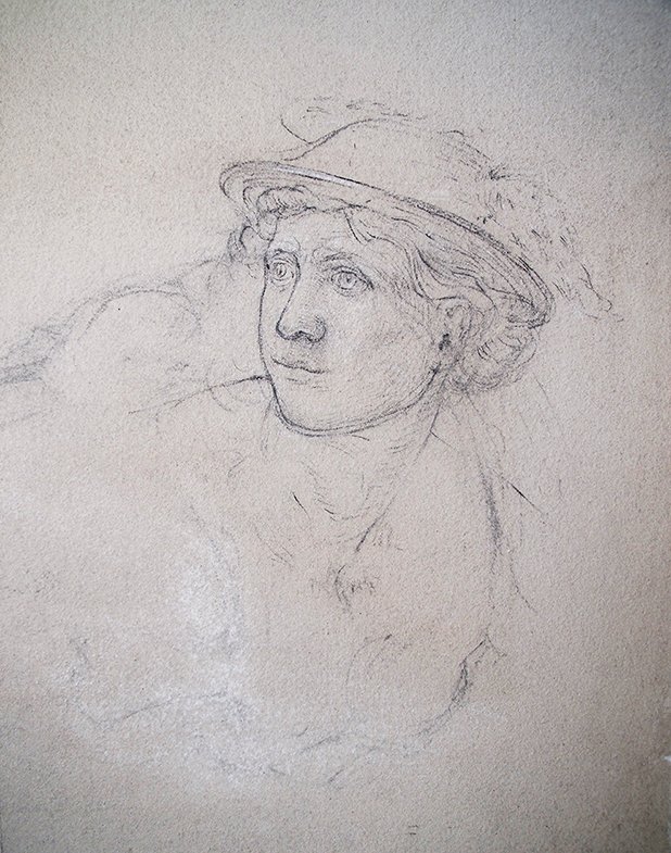 Study of the Head of Mercury (after Houdon)