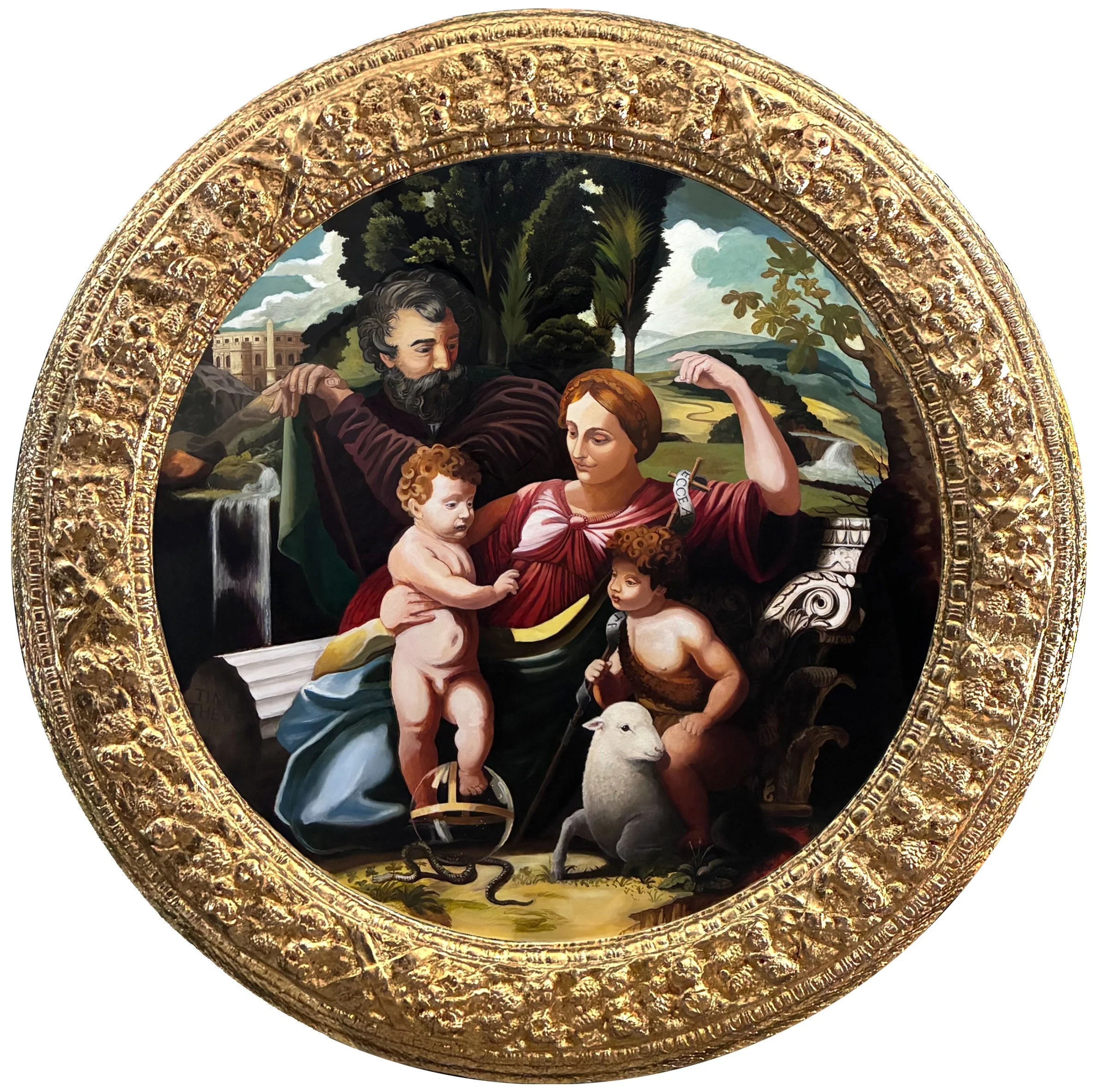 The Holy Family with St. John the Baptist
