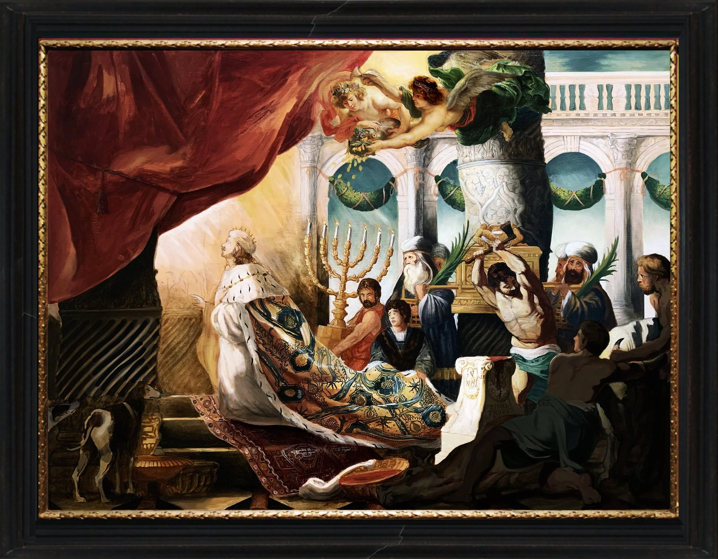 King Solomon Dedicating the Temple
