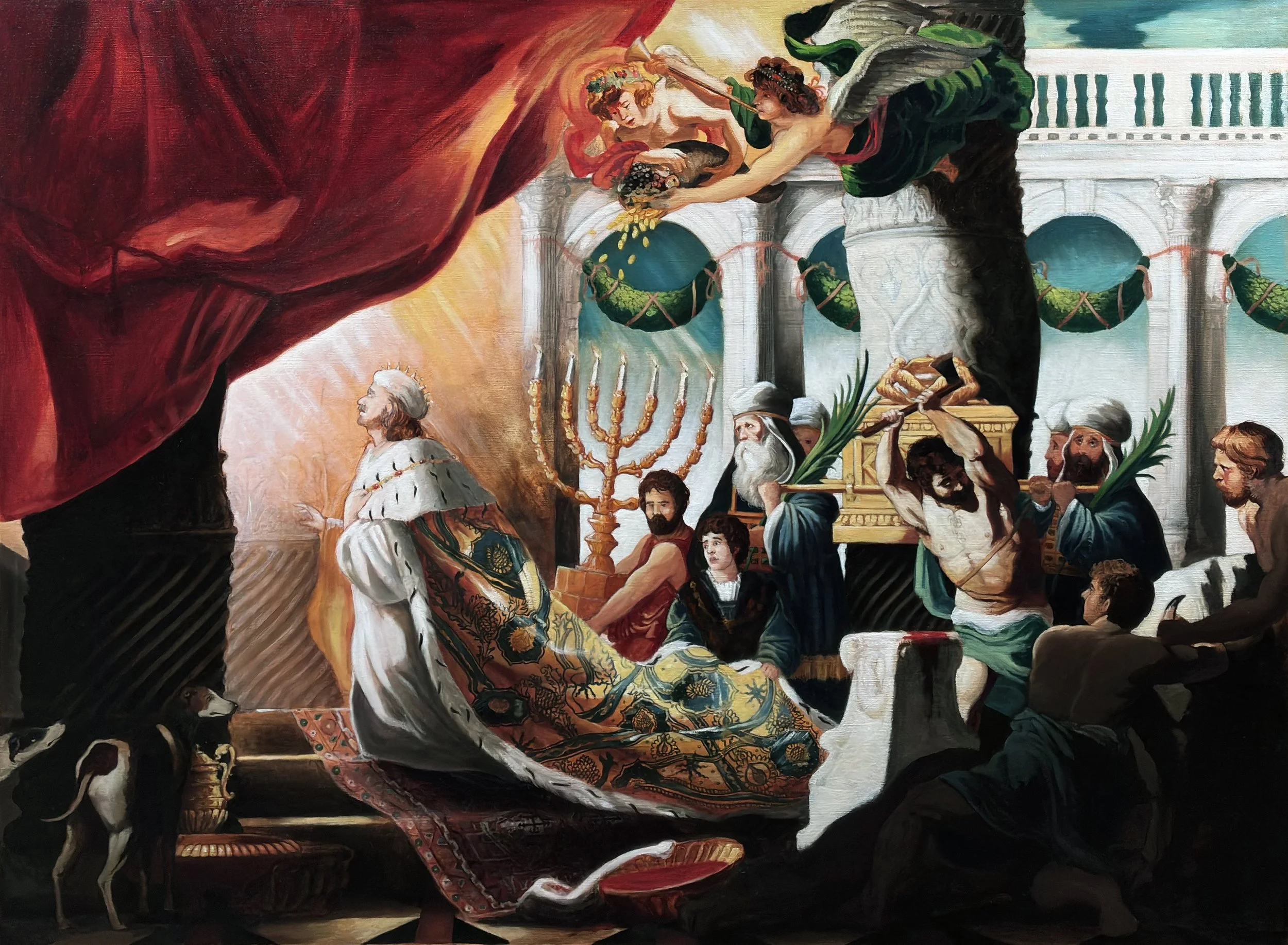 King Solomon Dedicating the Temple