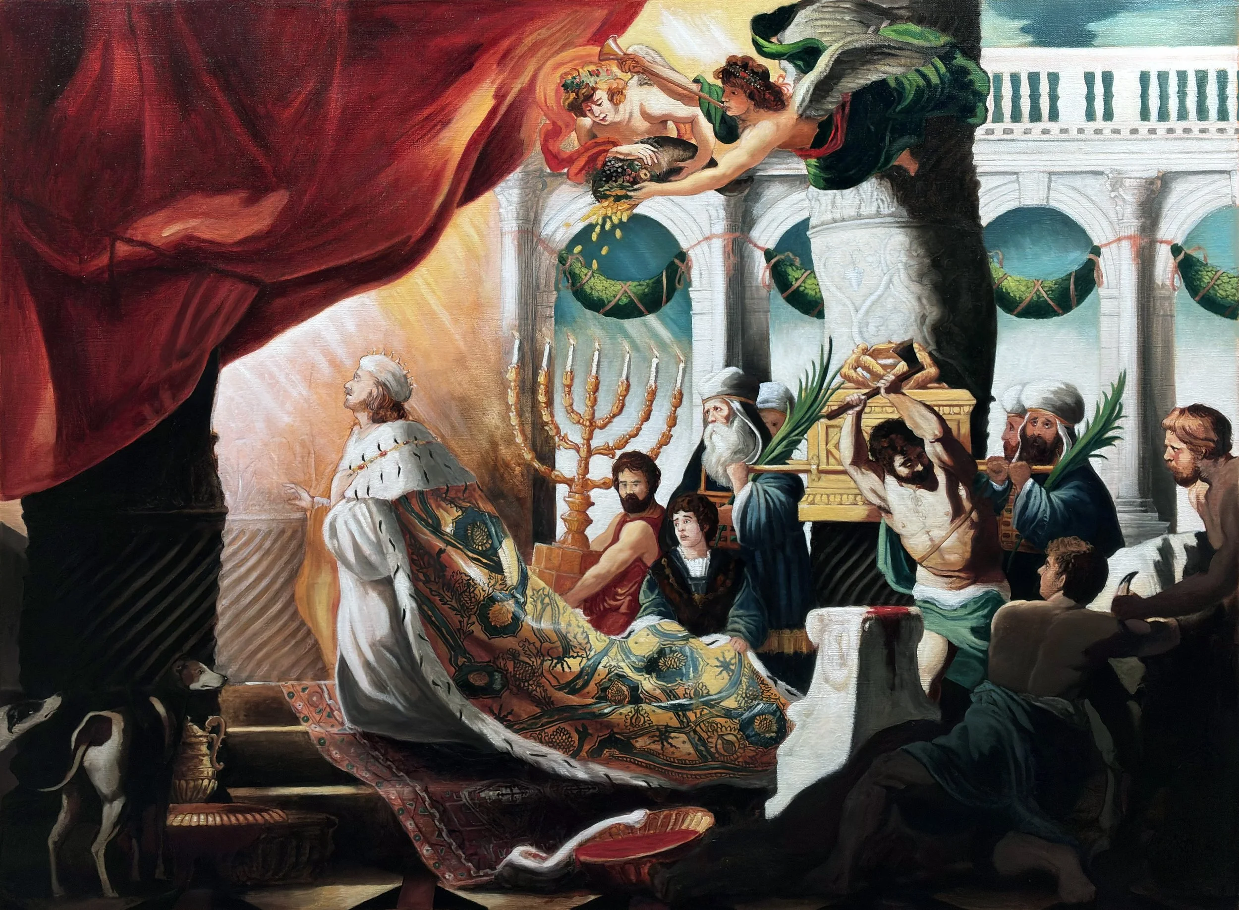 King Solomon Dedicating the Temple