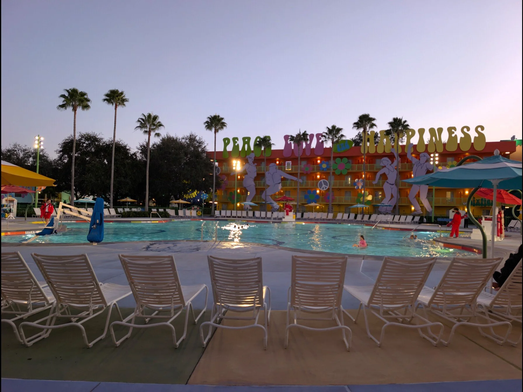 Disney's Pop Century Resort Glow Party