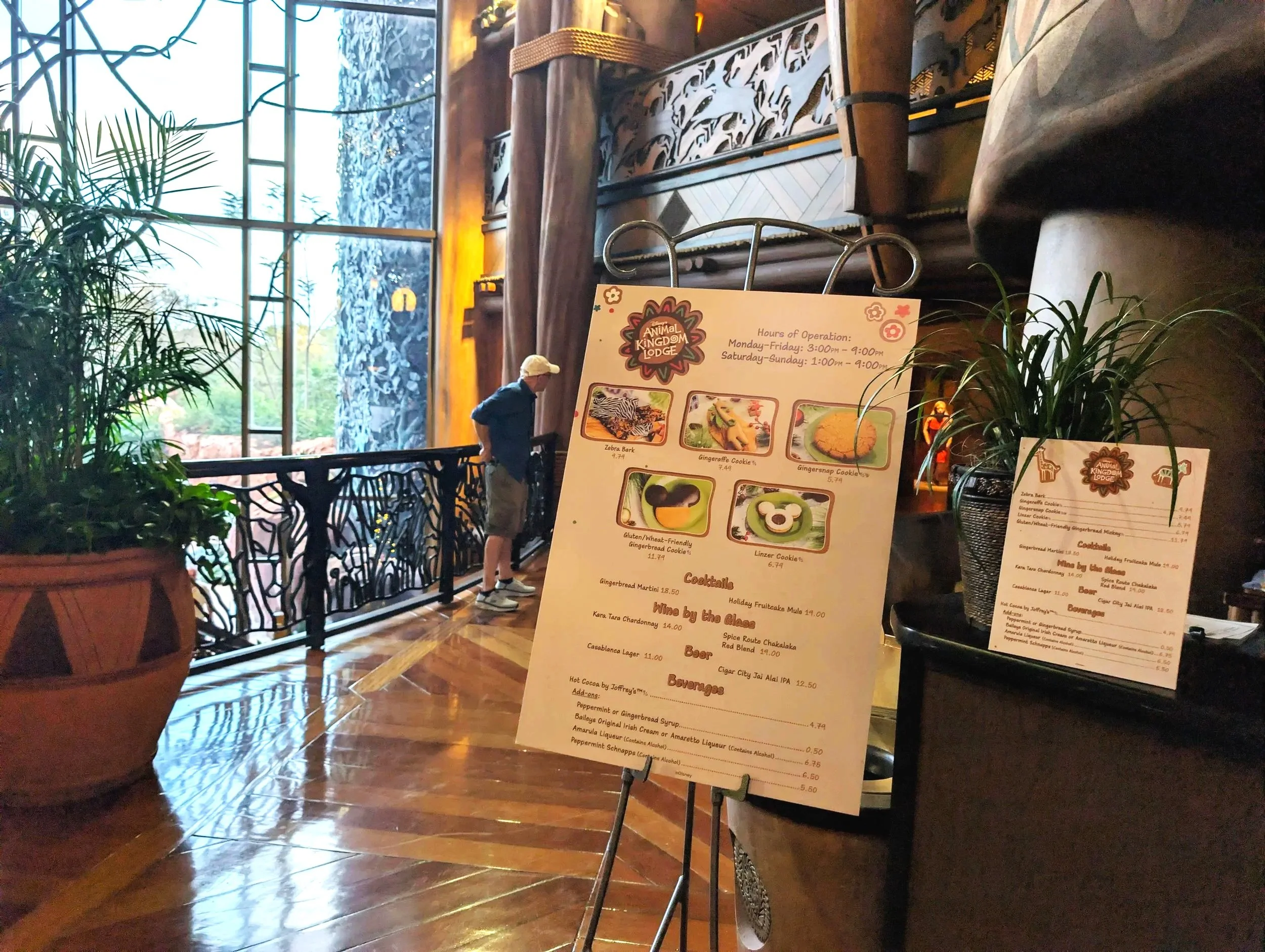 Disney's Animal Kingdom Lodge Resort Jambo House Gingerbread Giraffe Zebra Menagerie Holiday Seasonal Treat Pop-Up Shop