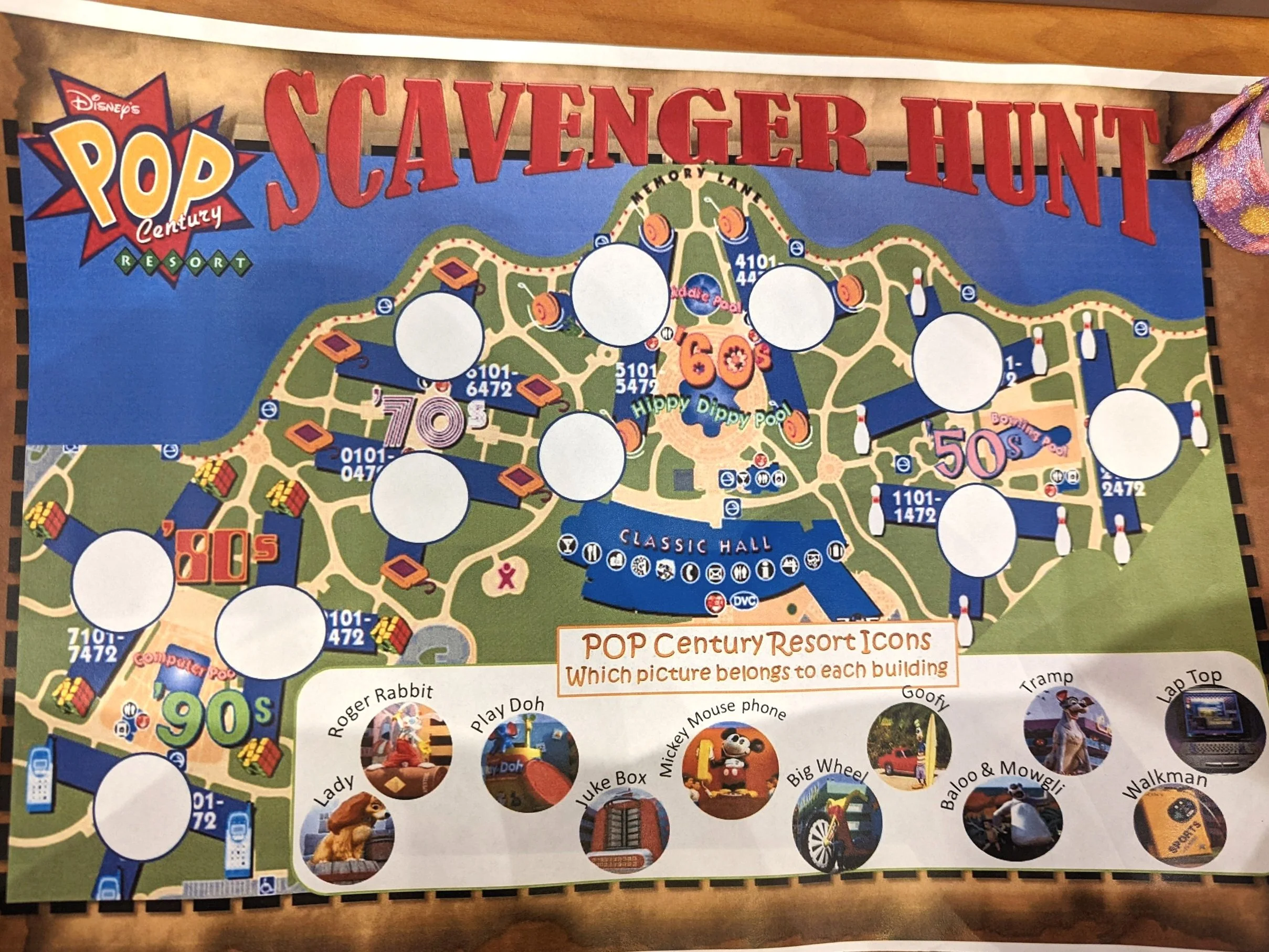 Pop Century Activities Calendar 2025 