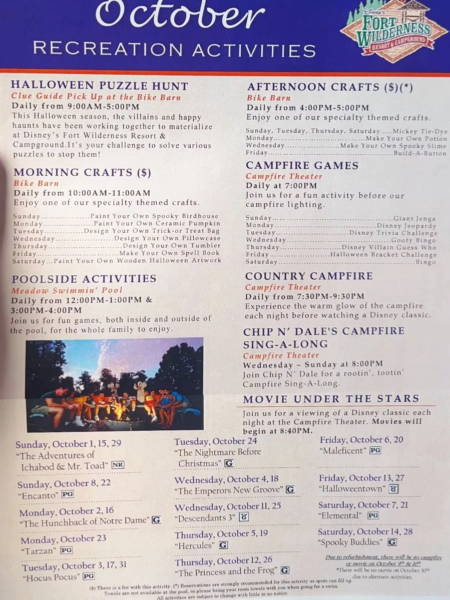 disney-s-fort-wilderness-resort-activity-calendar-archive-magical-resort-guide