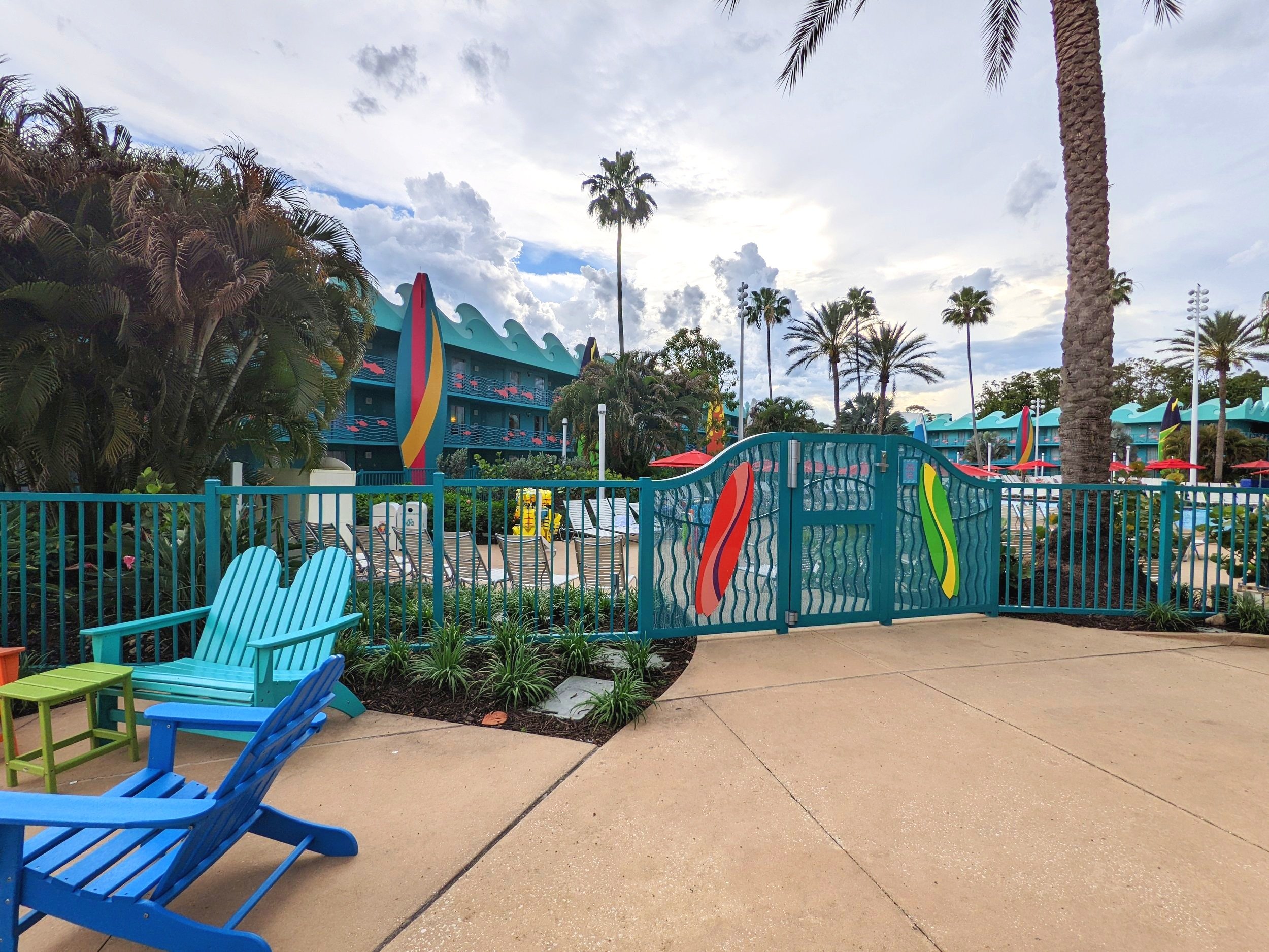 Disney's All-Star Sports Resort Surf's Up Theme Tropical