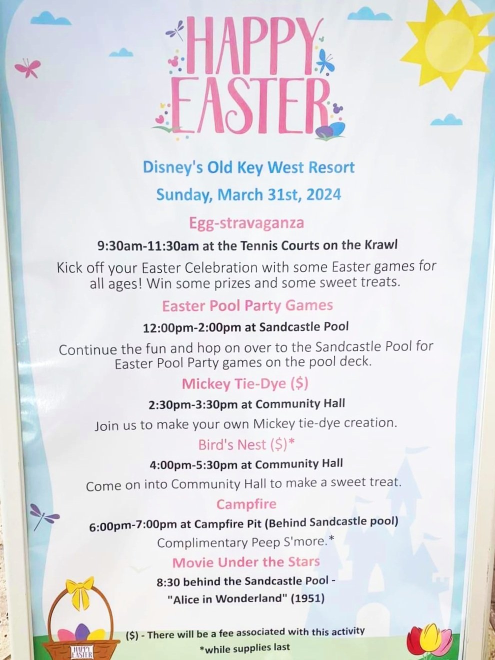 Easter Activities at Disney's Old Key West Resort — Magical Resort Guide
