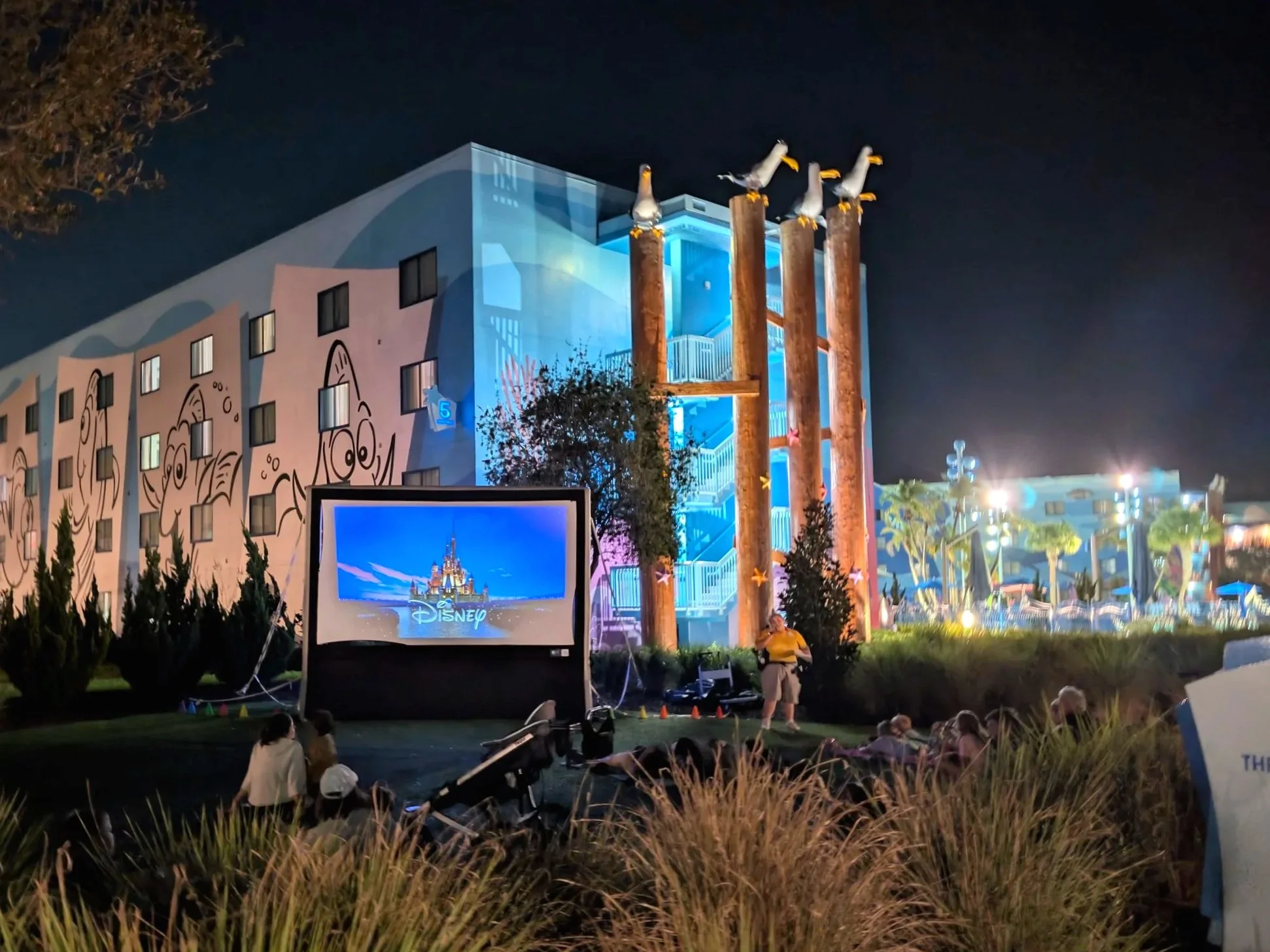 Disney Art of Animation Resort Movie Under the Stars Activity