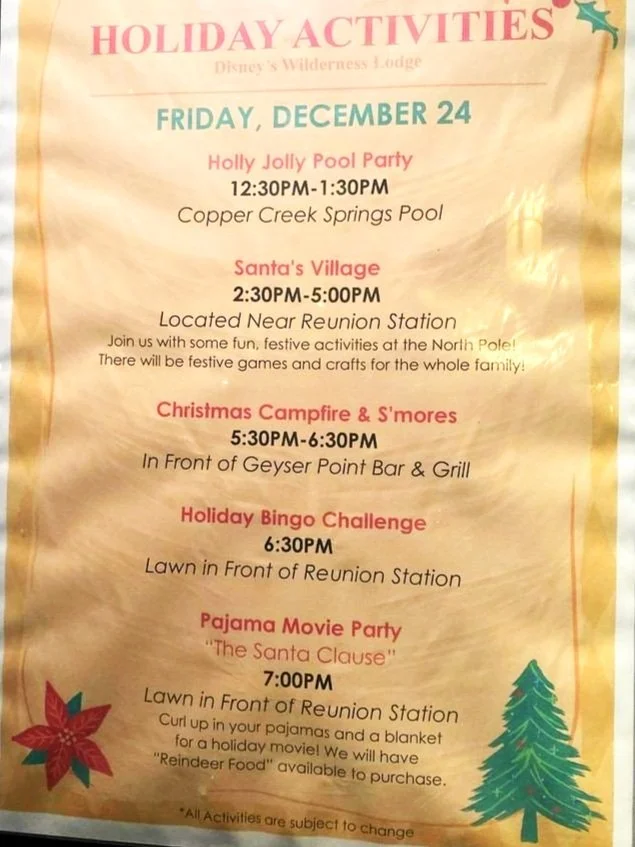 Christmas Activities At Disney s Wilderness Lodge Resort Magical christmas-activities-at-disney-s-wilderness-lodge-resort-magical